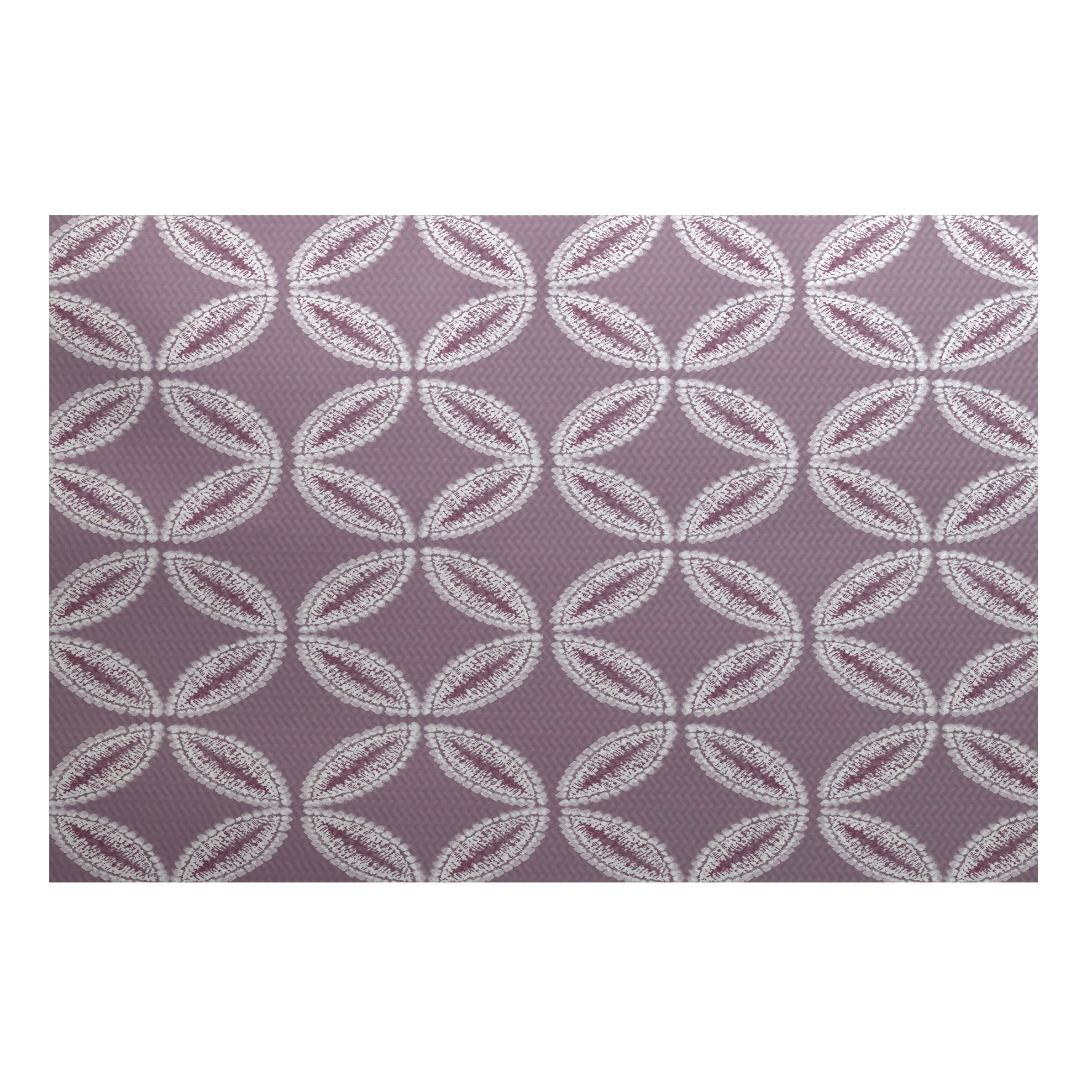 World Menagerie Rafia Purple Indoor/Outdoor Area Rug Wayfair