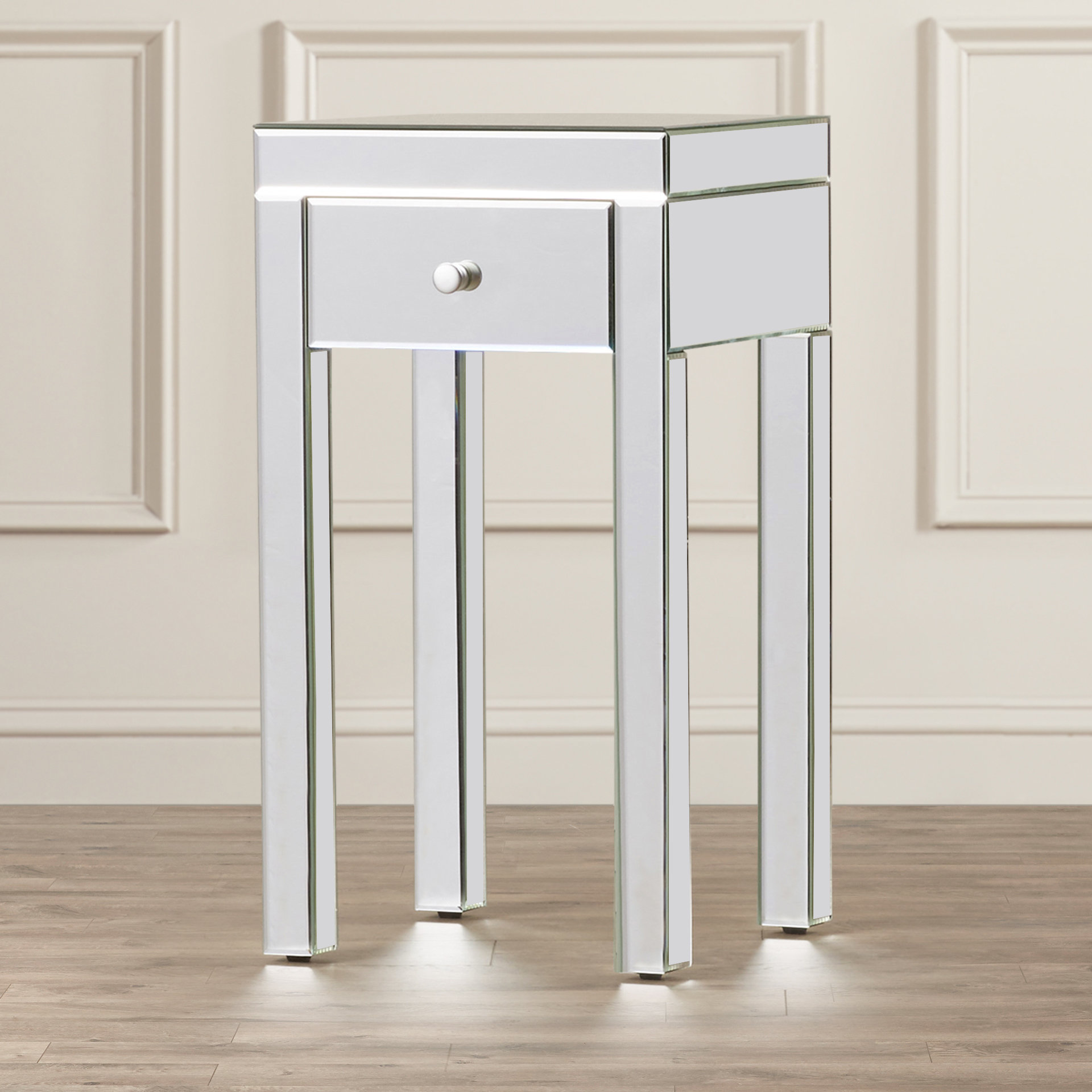 Mercer41 Milner Mirror End Table & Reviews Wayfair