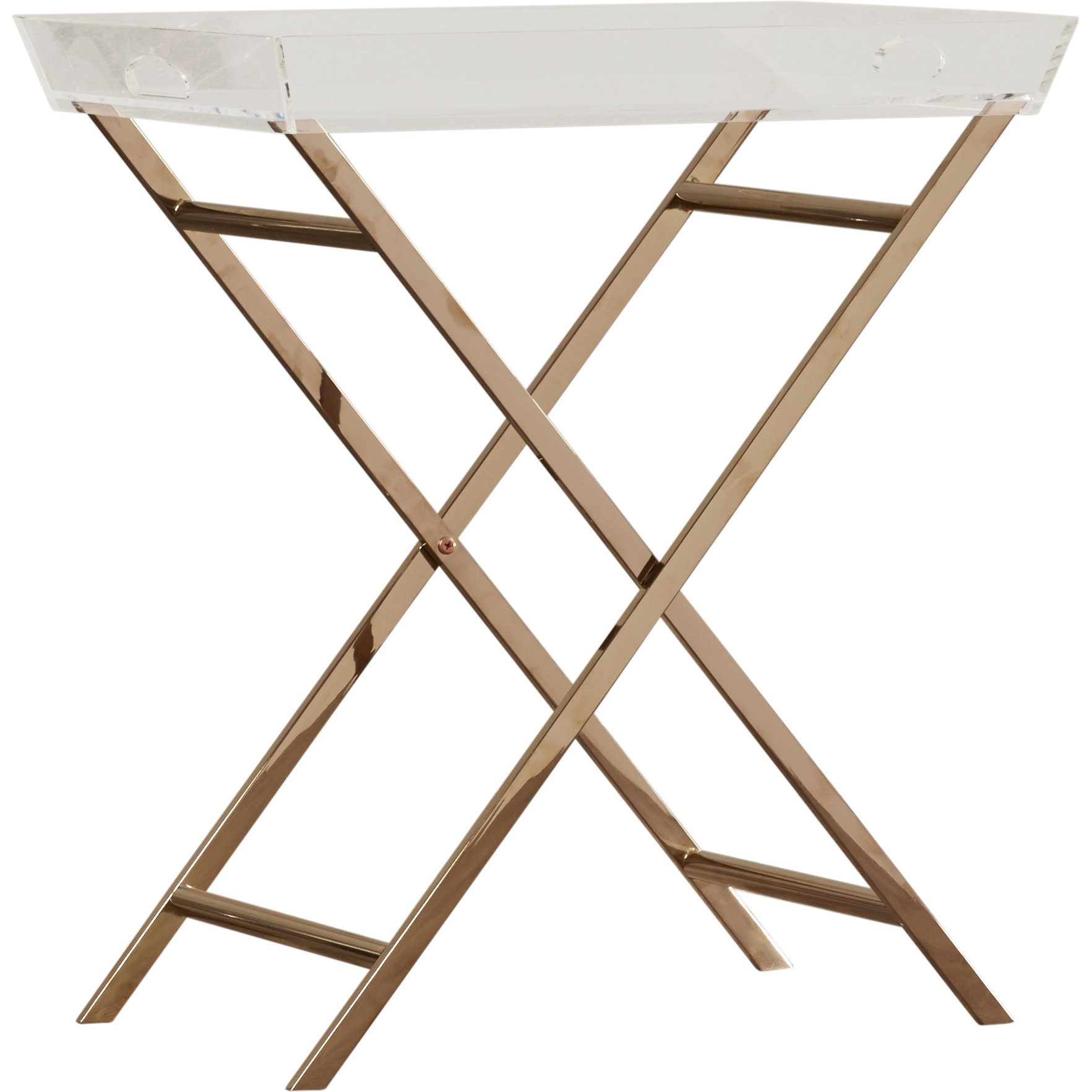 Mercer41 Fort Pierce Acrylic Tray Table & Reviews Wayfair