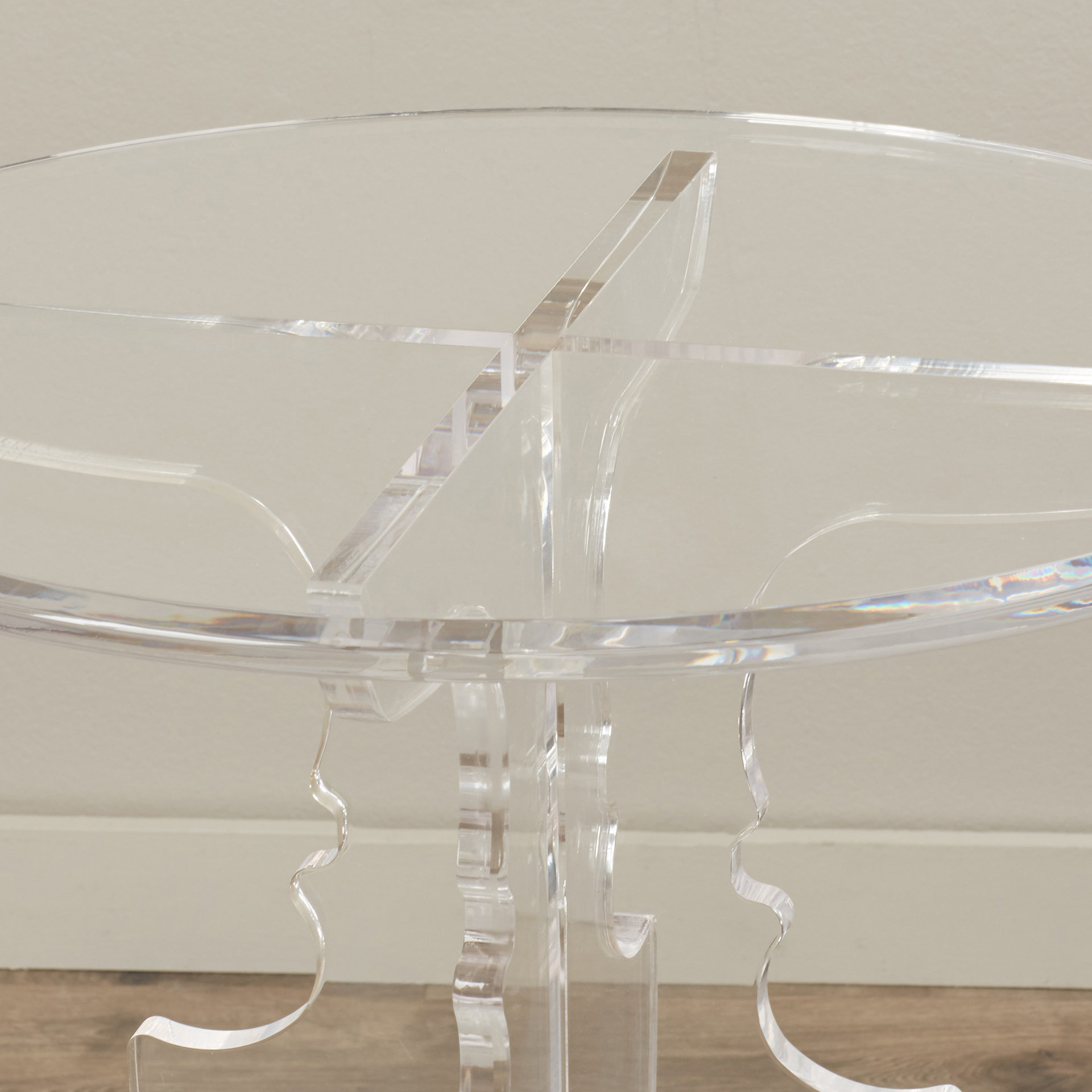 Mercer41 Bristol Acrylic End Table & Reviews Wayfair