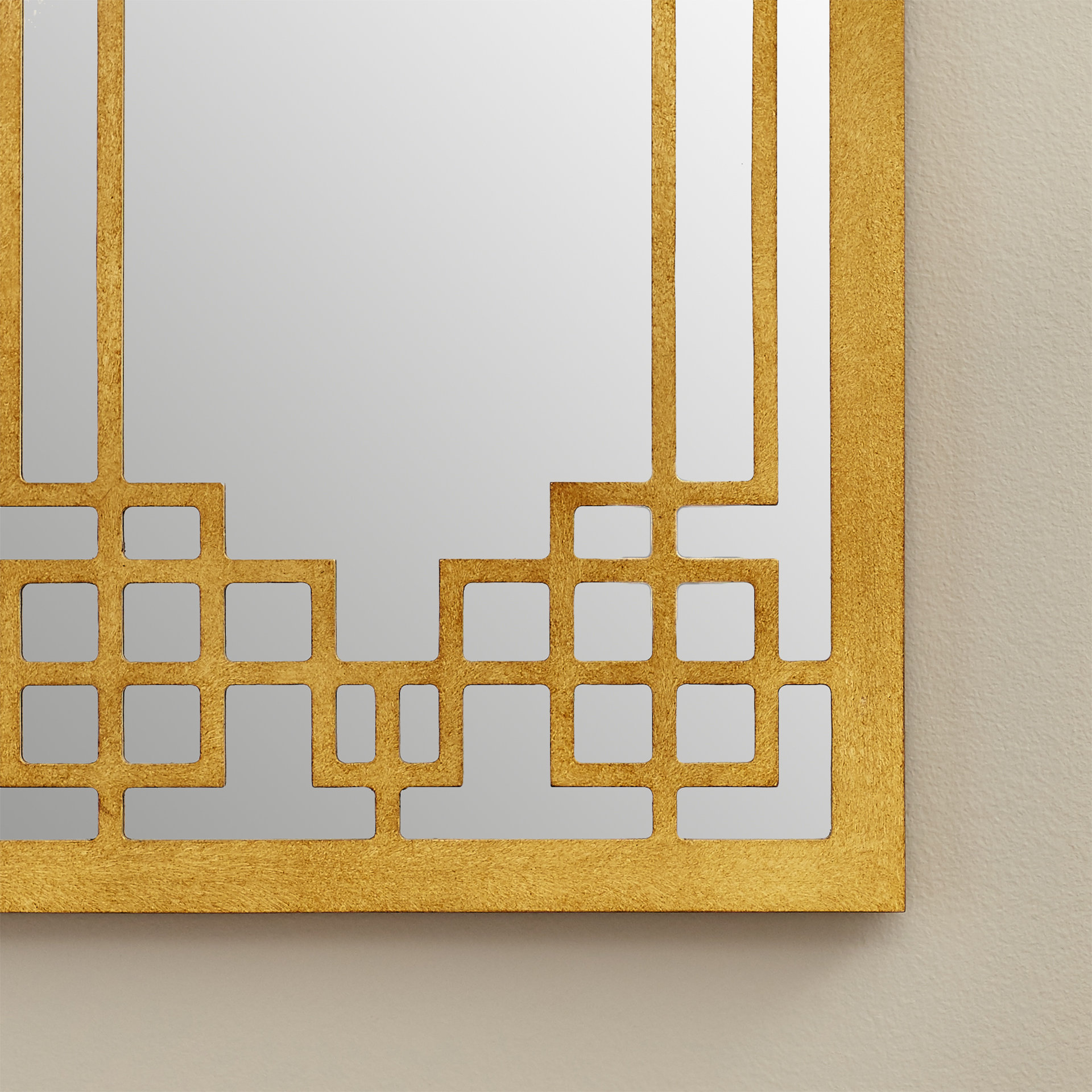Mercer41 Gold Leaf Wall Mirror & Reviews Wayfair