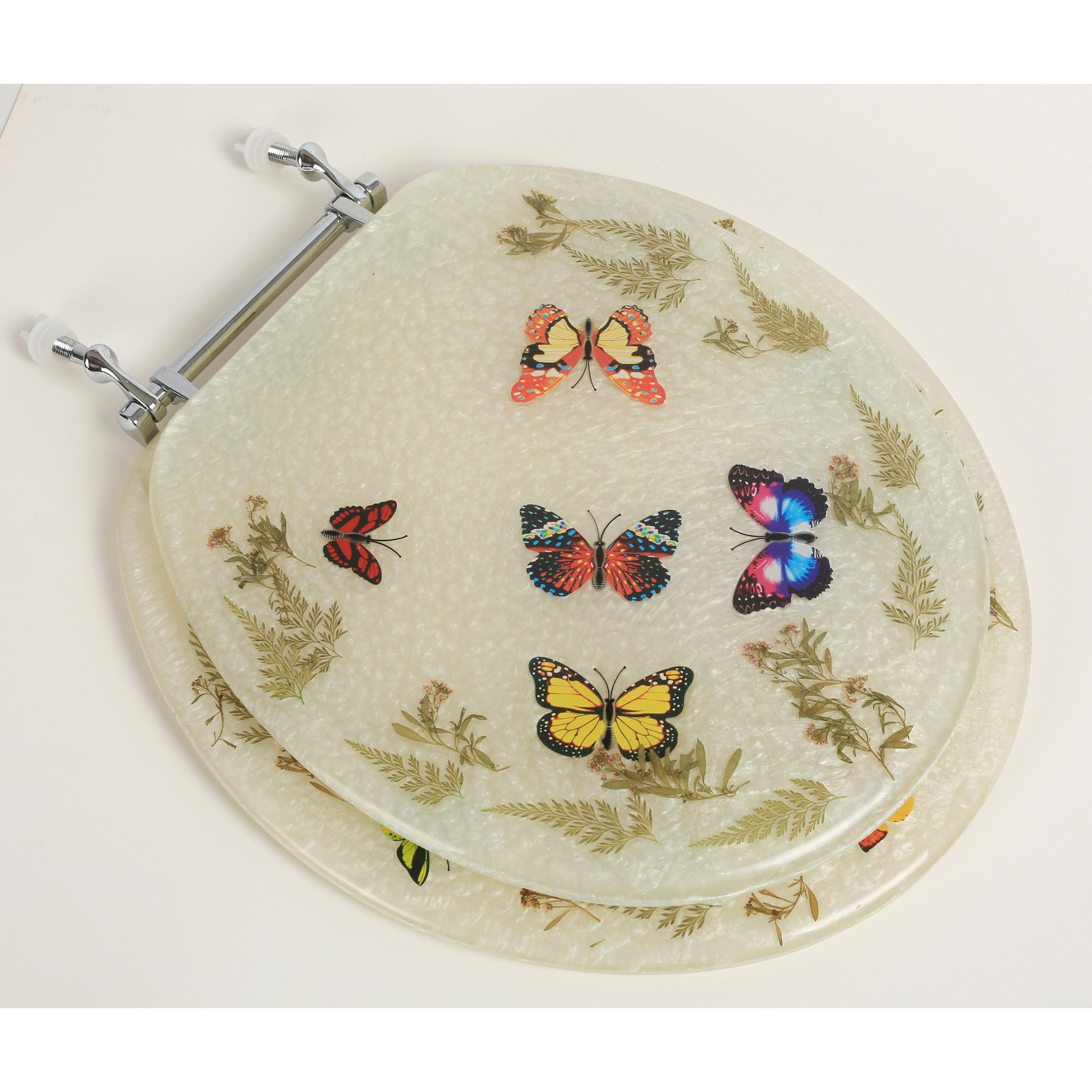 PlumbingTechnologiesLLC Acrylic Round Toilet Seat & Reviews Wayfair