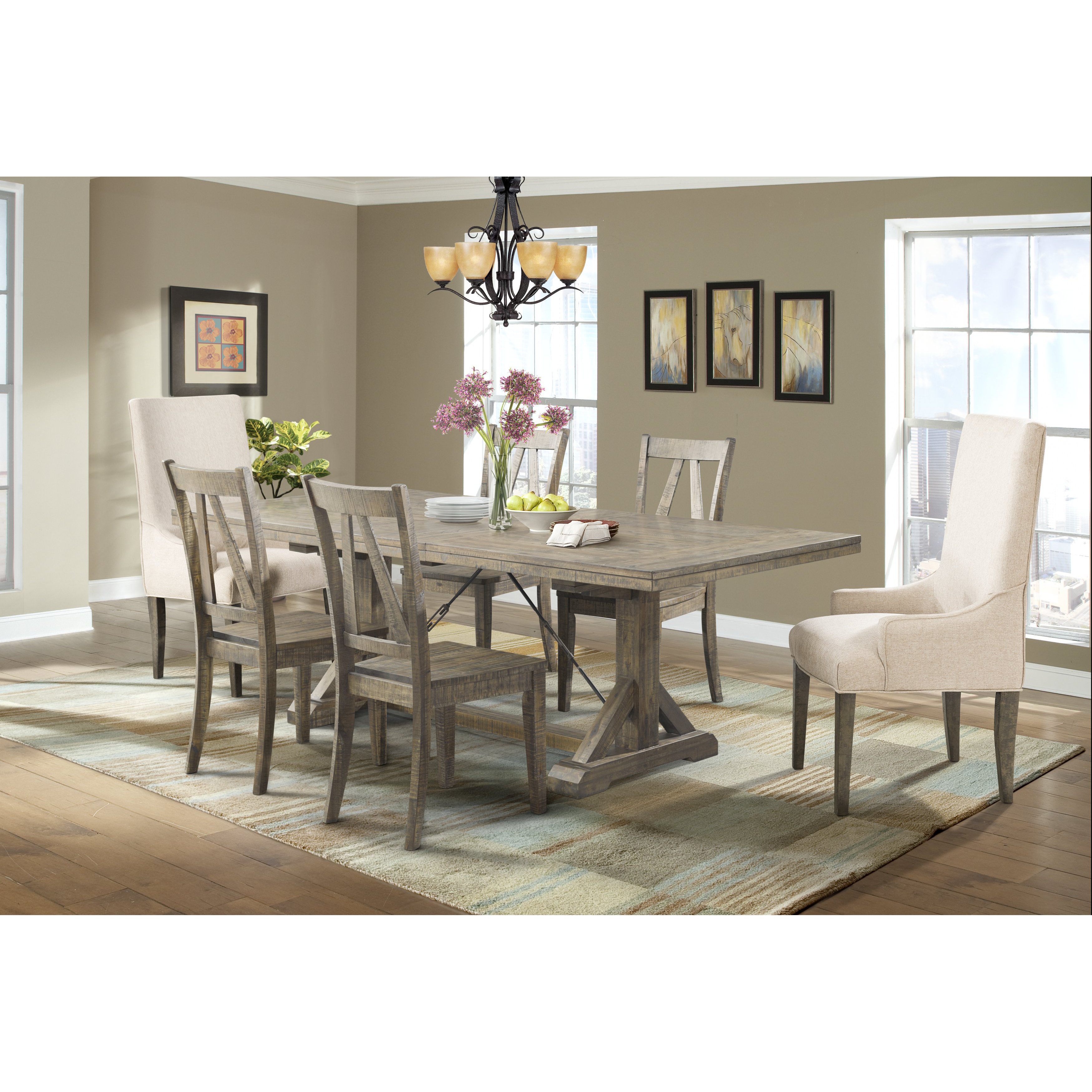 Laurel Foundry Modern  Farmhouse  Sephora 7 Piece Dining  Set  