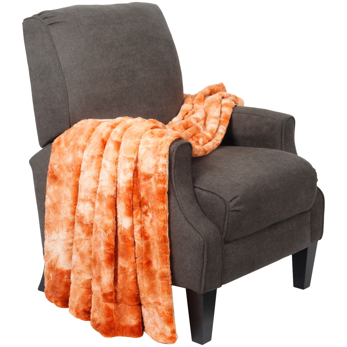 BOON Throw & Blanket Tie Dye Double Sided Faux Fur Throw Blanket