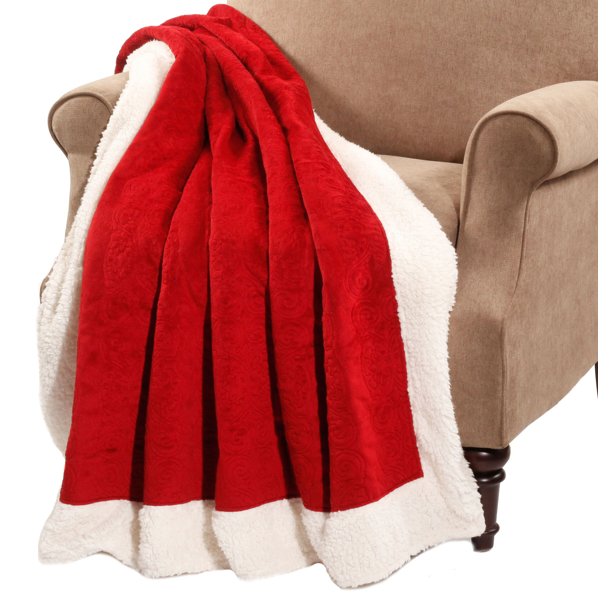 BOON Throw & Blanket Micro Plush Sherpa Throw & Reviews Wayfair