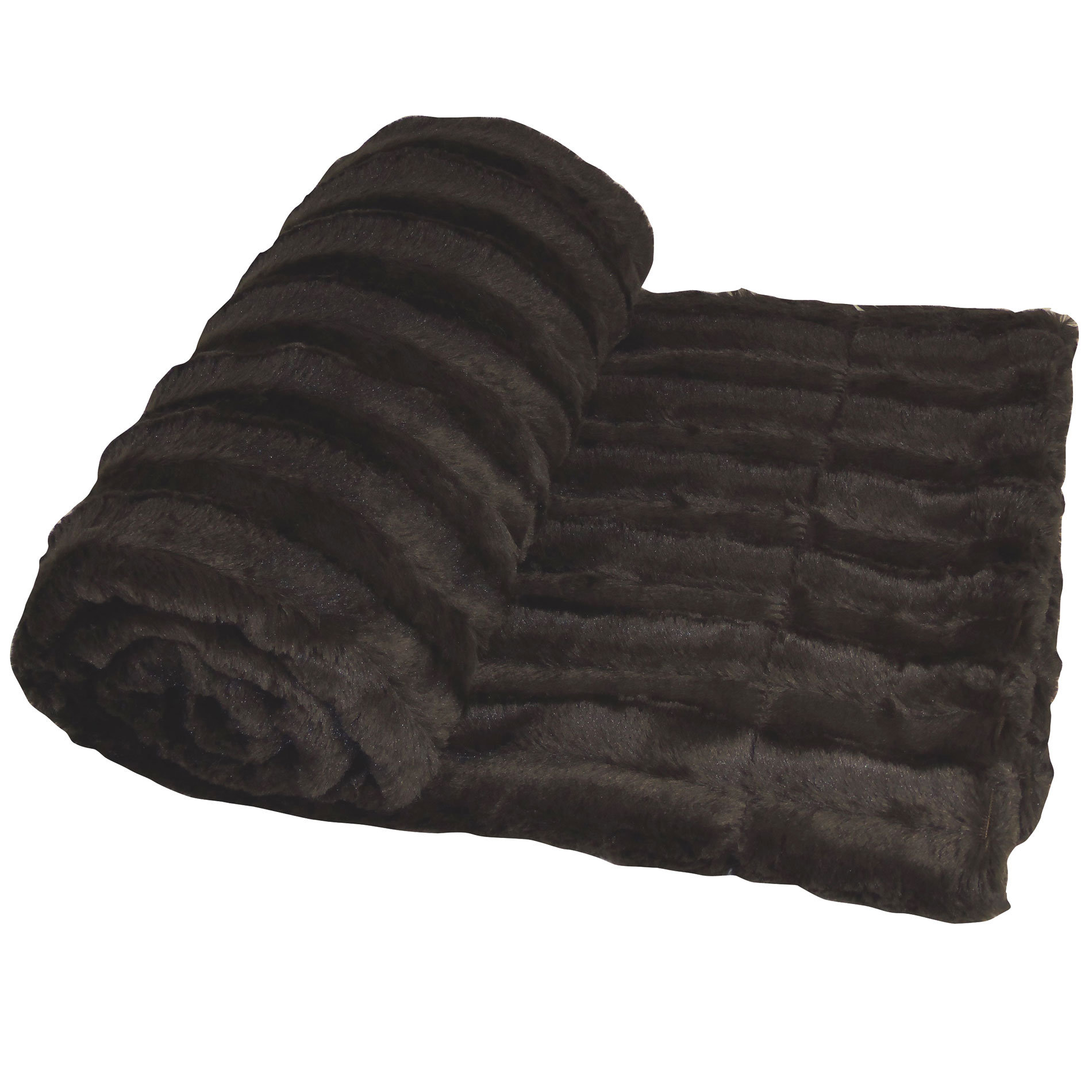 BOON Throw & Blanket Derby Double Sided Faux Fur Throw Blanket