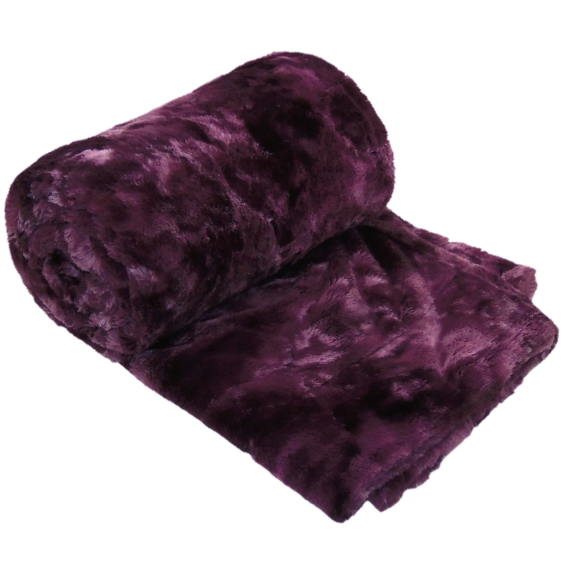 BOON Throw & Blanket Tie Dye Double Sided Faux Fur Throw Blanket & Reviews Wayfair