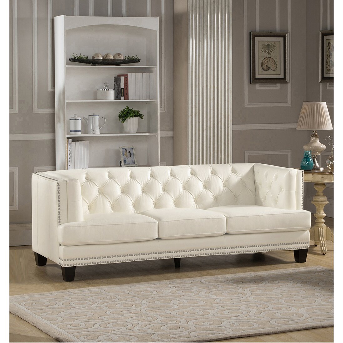 Amax Newport Leather Sofa and Loveseat Set & Reviews | Wayfair