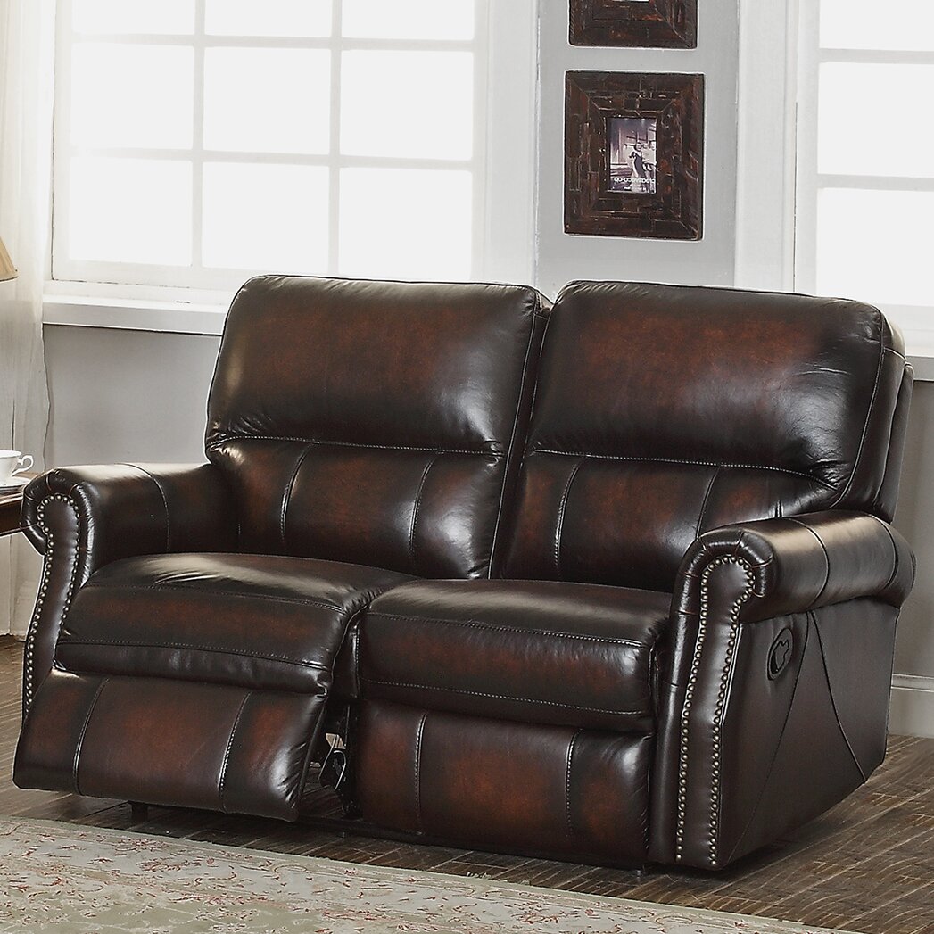 Amax Nevada 3 Piece Leather Living Room Set  Wayfair