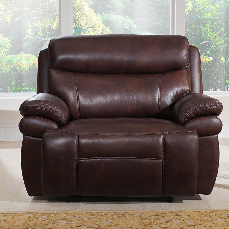 Amax Sanford Leather Recliner Wayfair