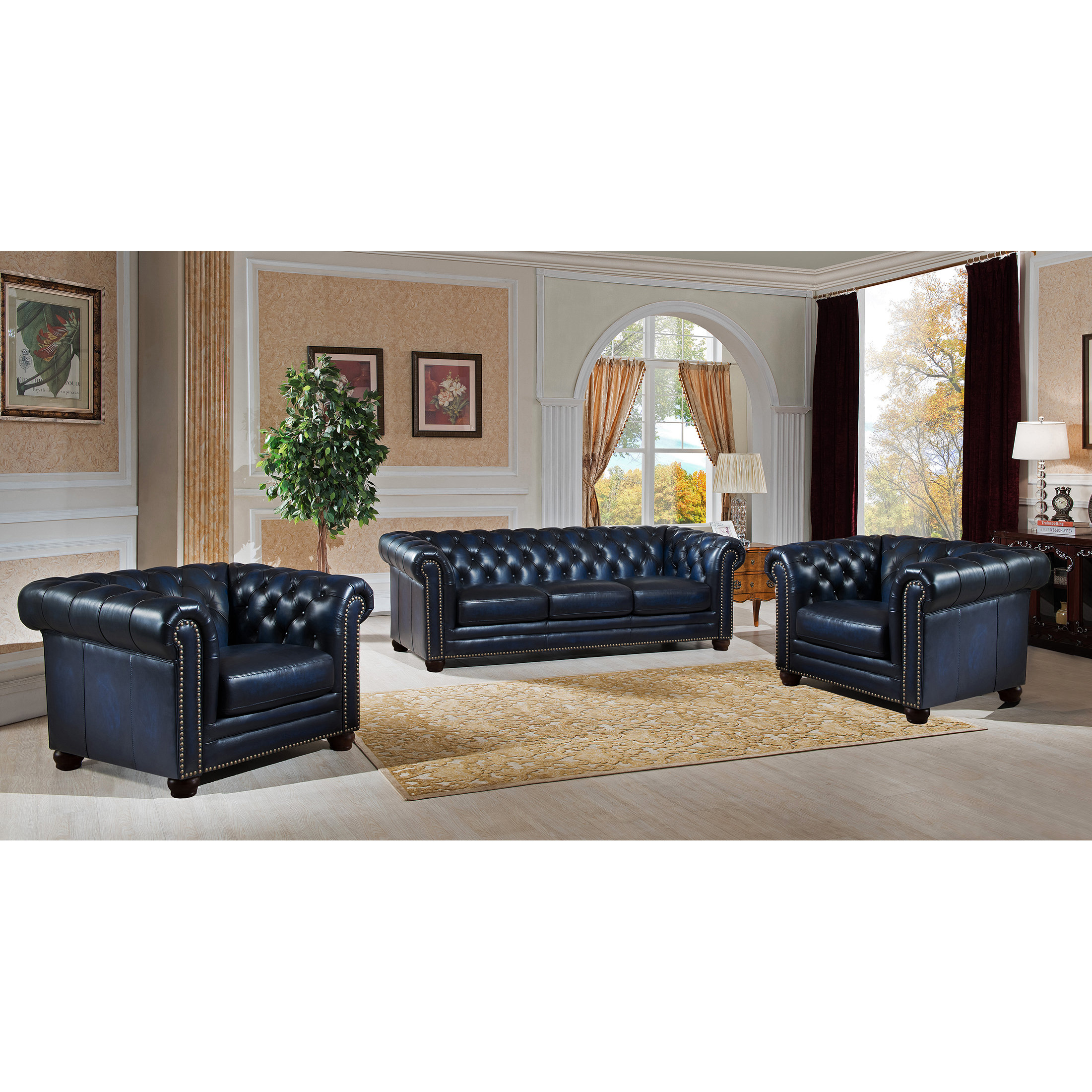 Real Leather Sofa Set cow genuine real leather sofa set