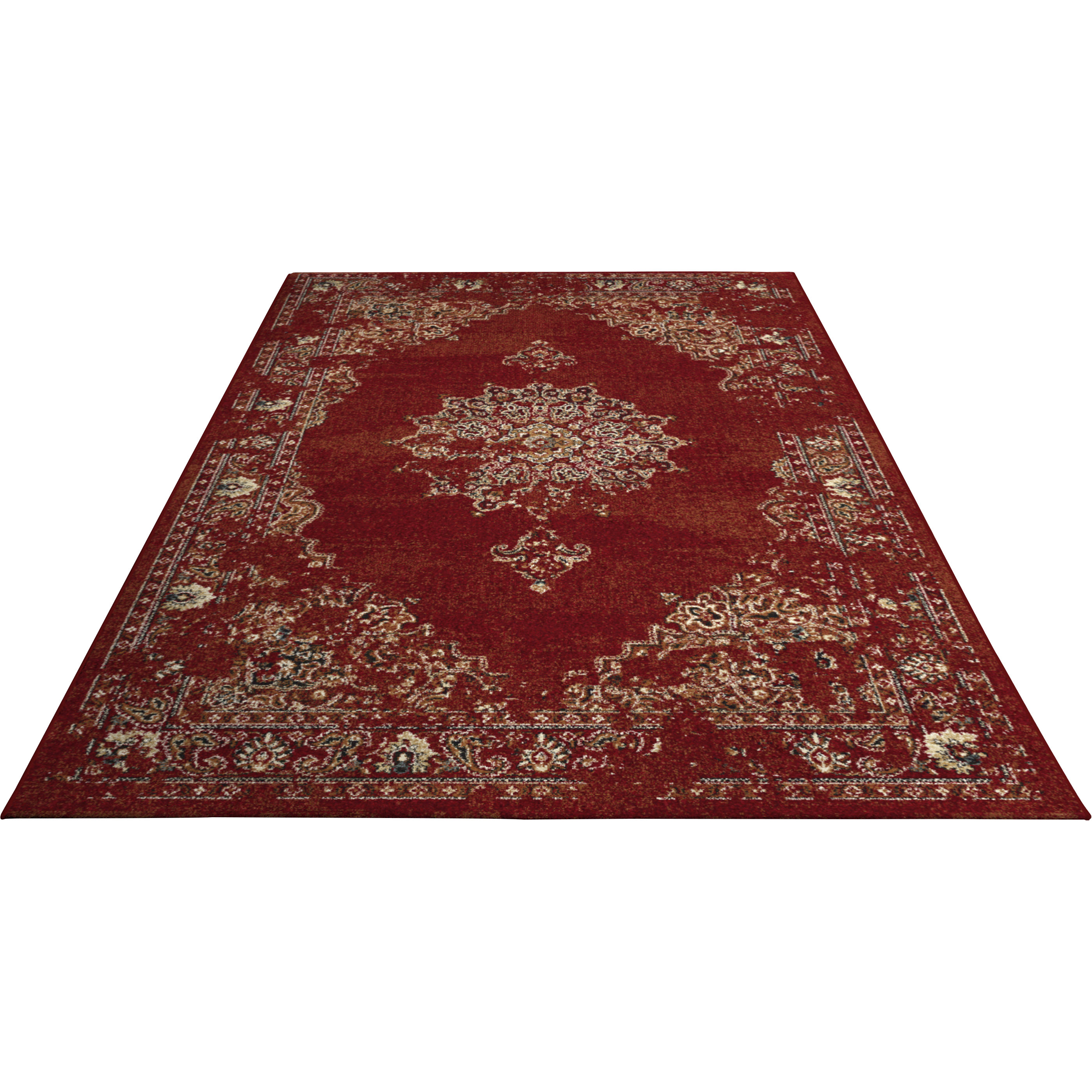 KAS Rugs Bob Mackie Home Vintage Burnt Red Area Rug & Reviews Wayfair
