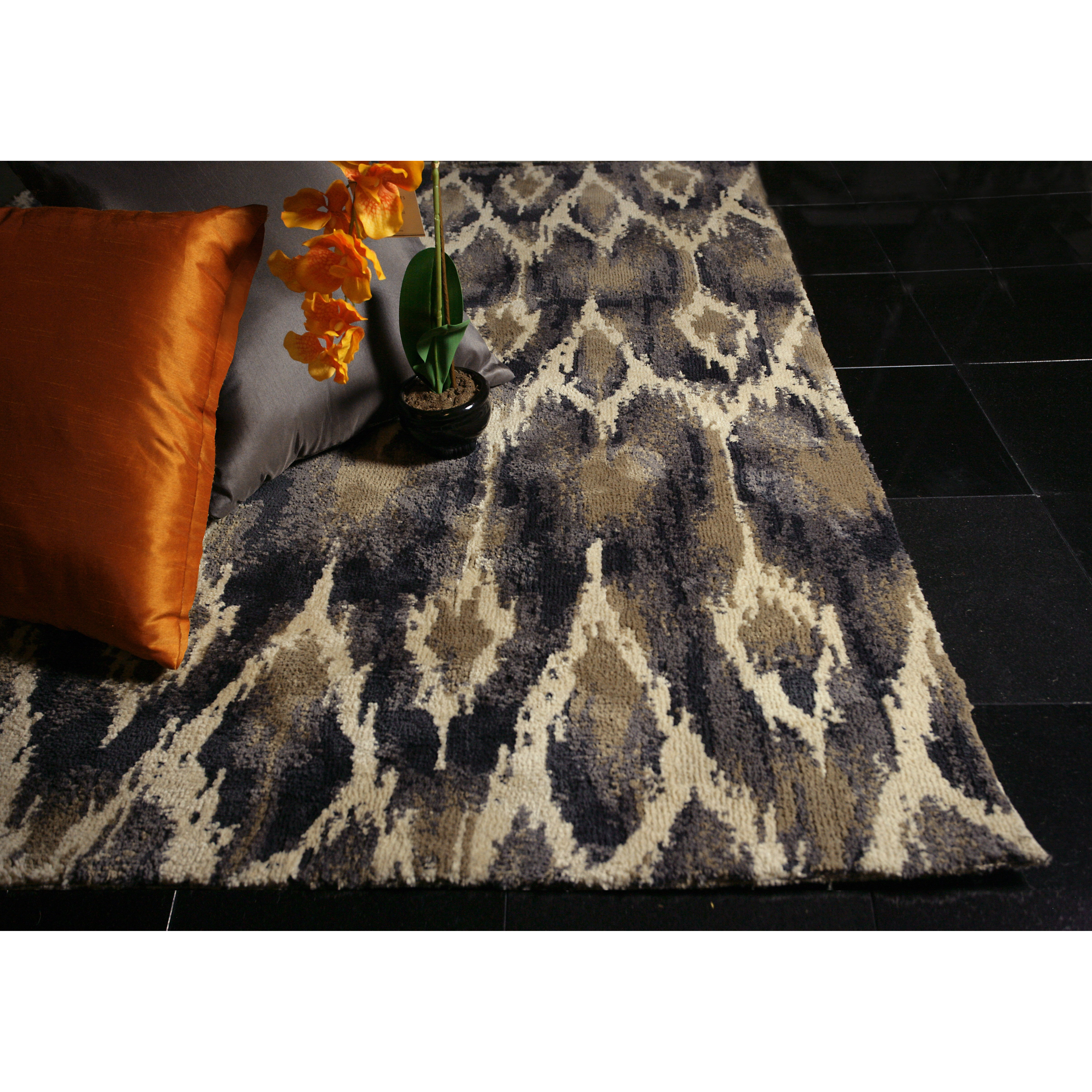 KAS Rugs Allure Horizon Ivory/Grey Area Rug & Reviews Wayfair