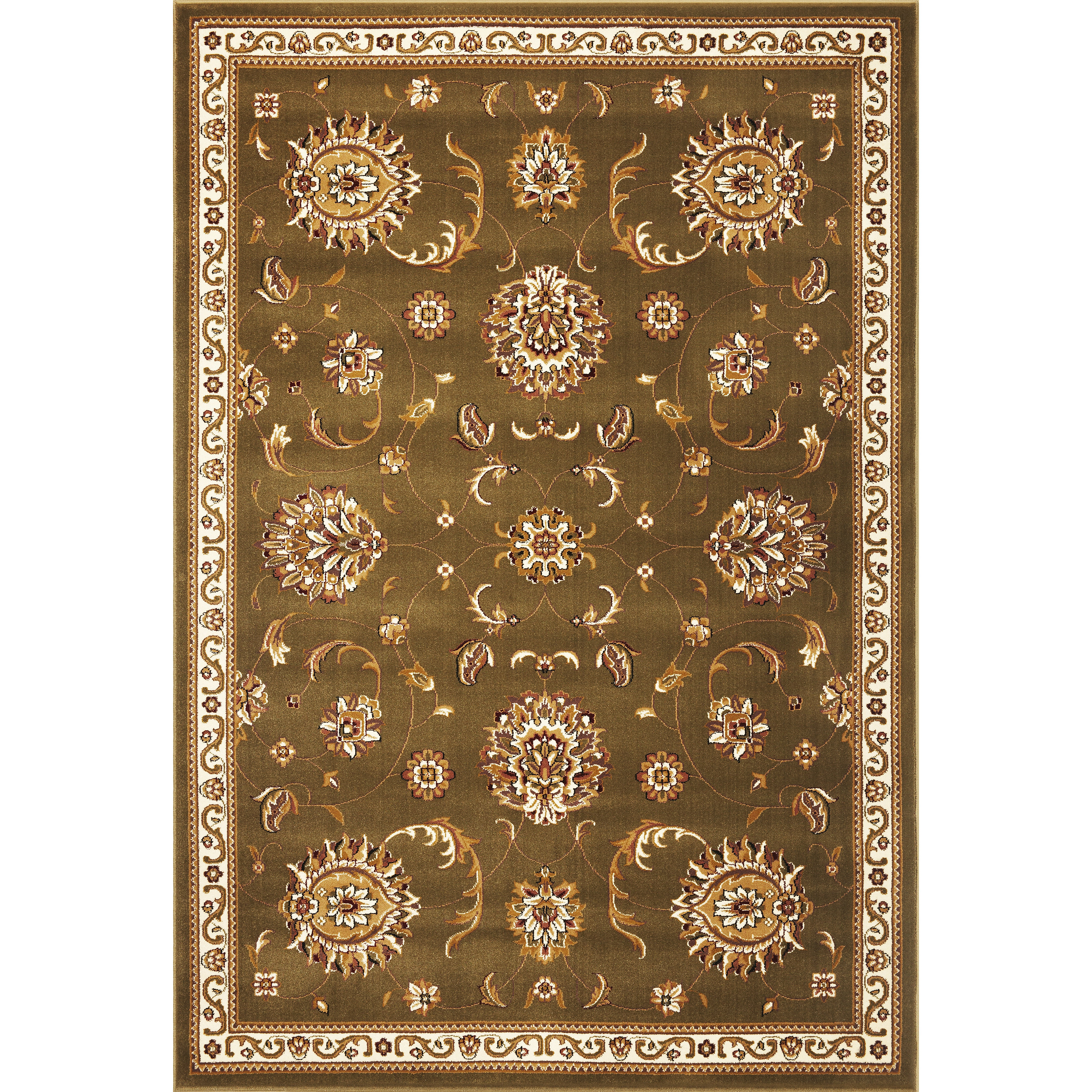 KAS Rugs Cambridge Light Green & Ivory Area Rug & Reviews Wayfair