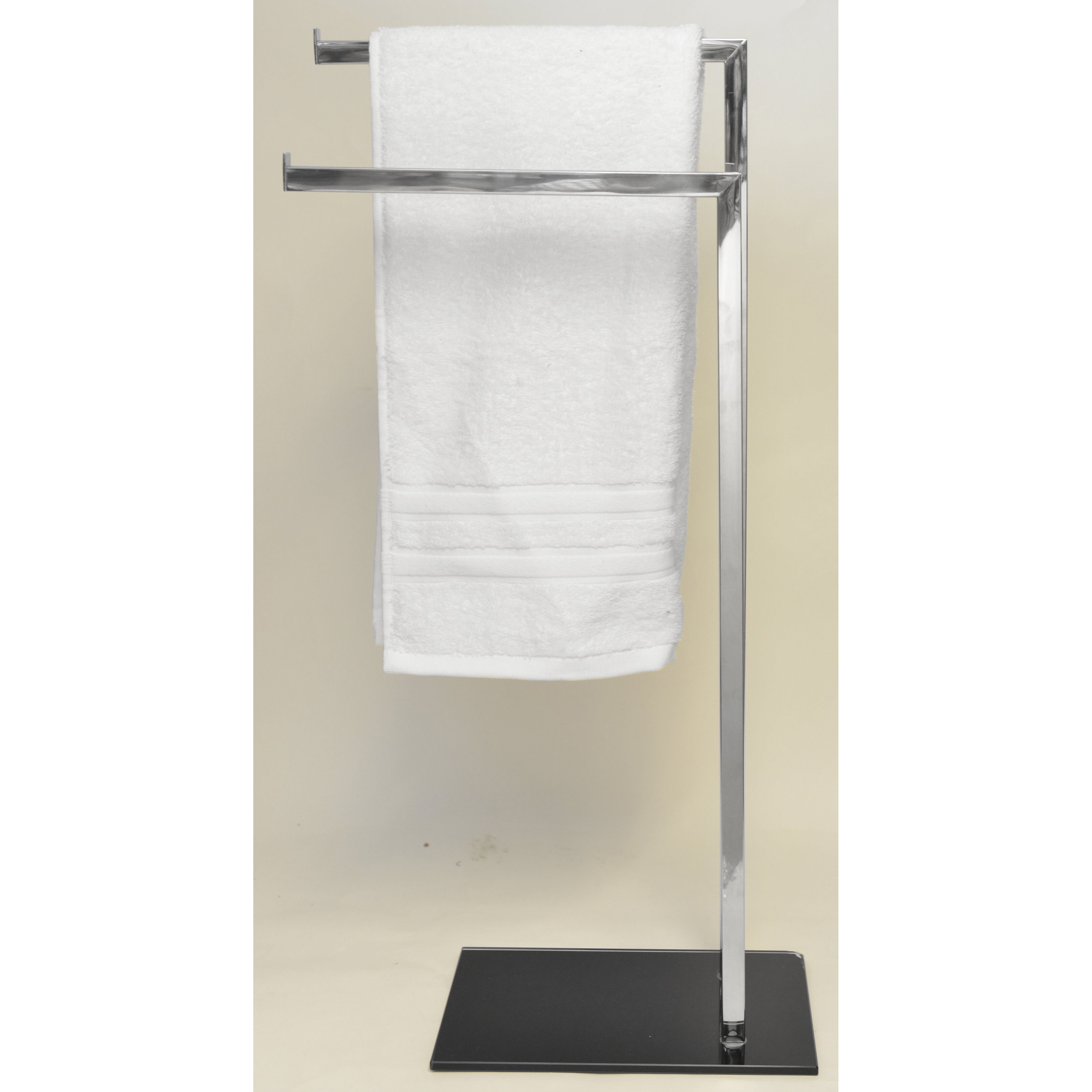 Evideco Freestanding 2 Arm Towel Rack & Reviews | Wayfair