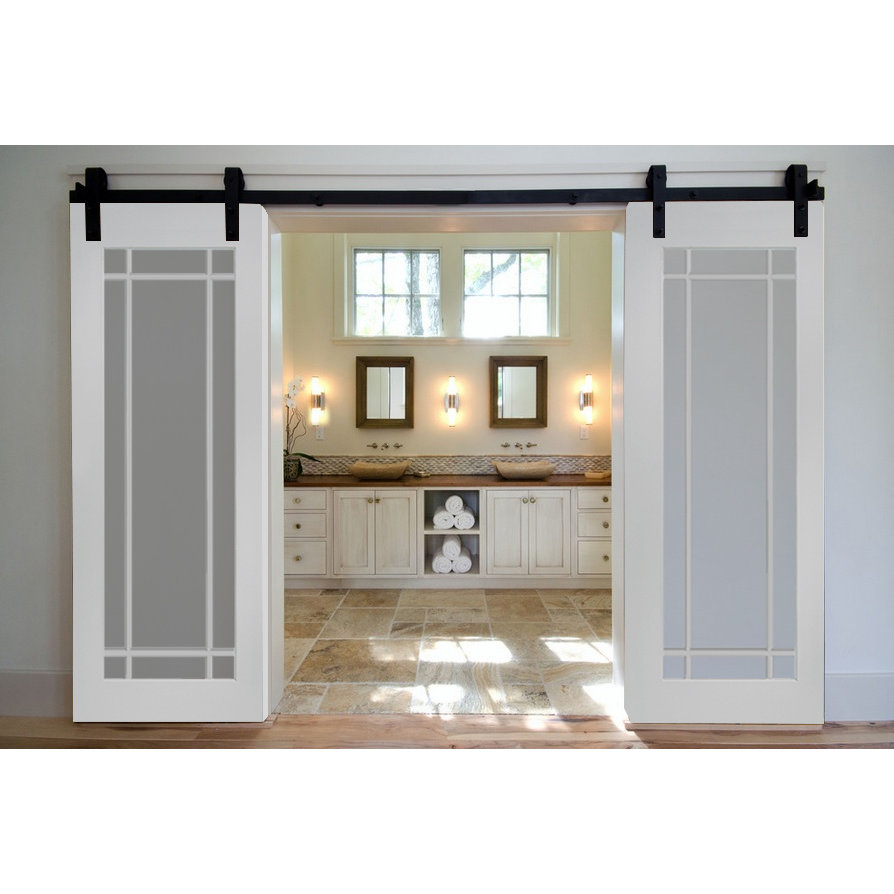 Verona Home Design MDF Primed Interior Barn Door Wayfair