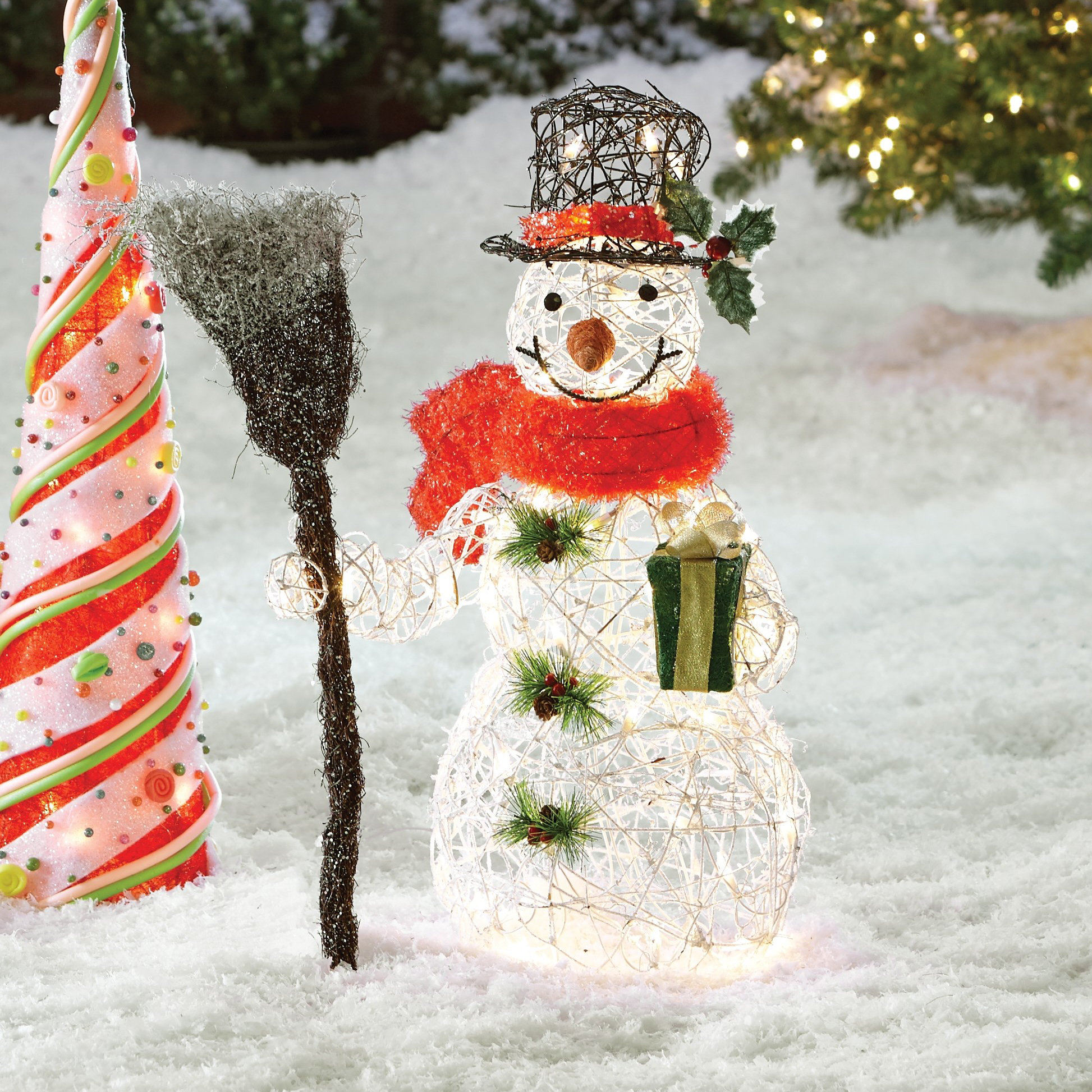 The Holiday Aisle Snowman Christmas Decoration With Clear Lights And Reviews Wayfair 8464