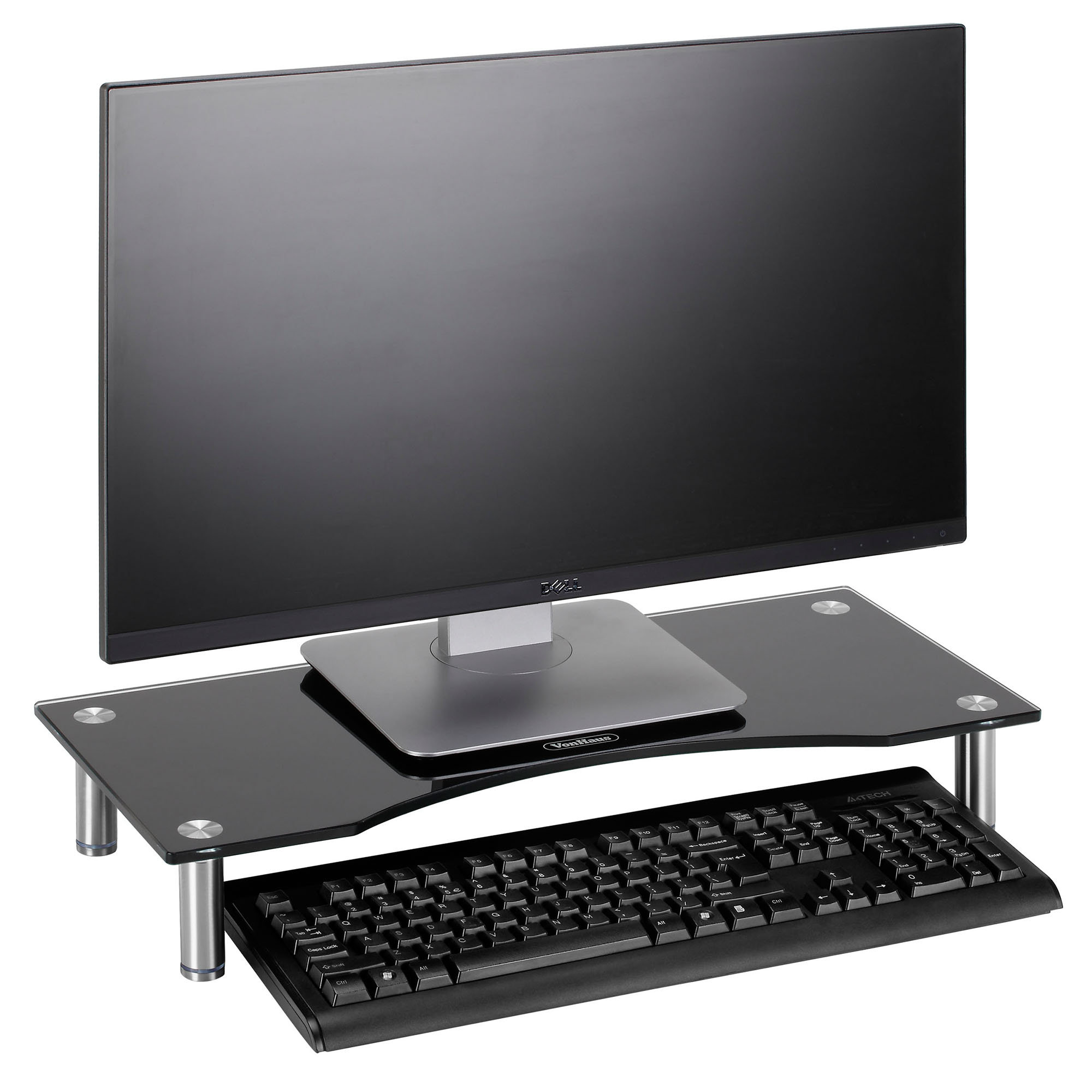 VonHaus Small Adjustable Monitor Stand | Wayfair