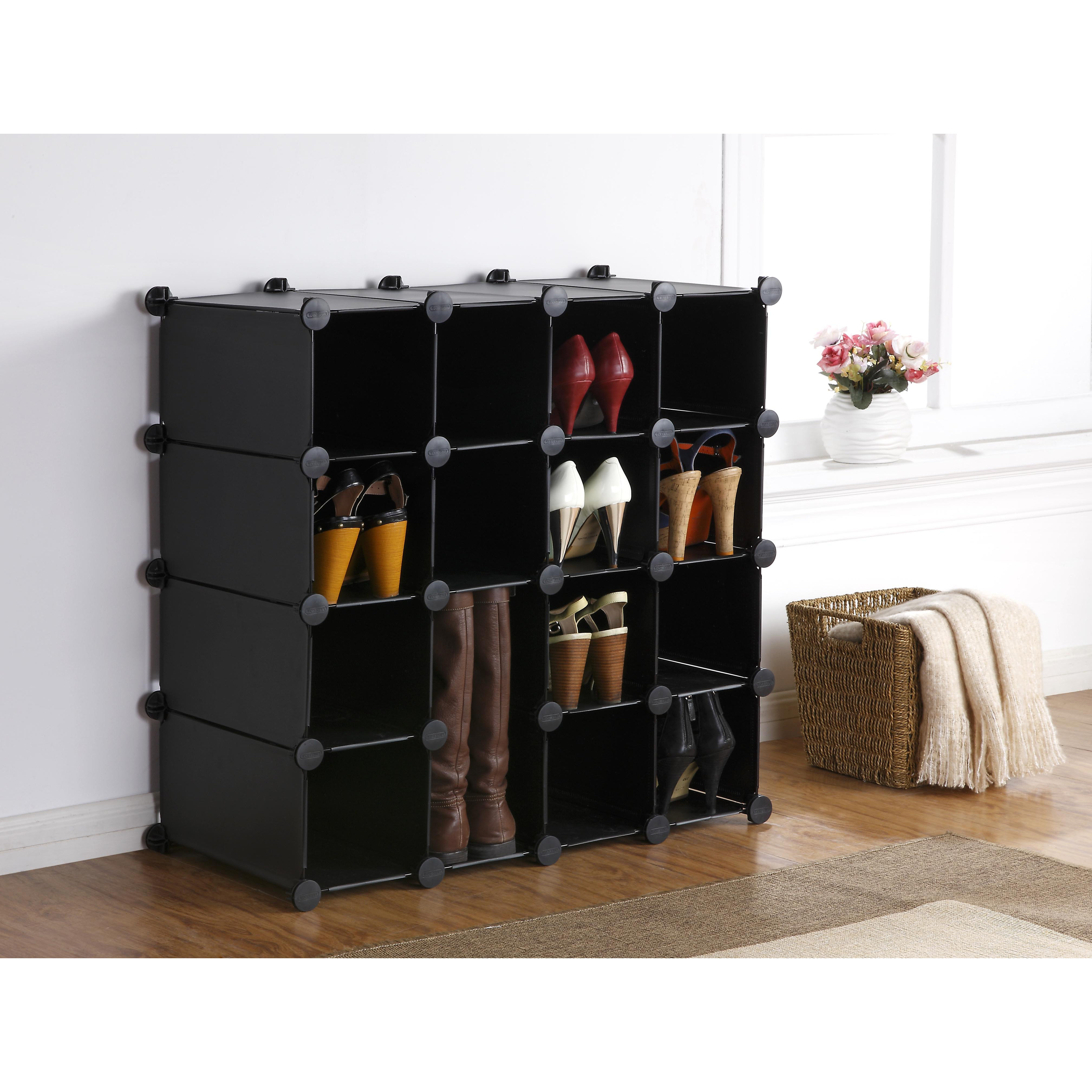 interlocking shoe storage vonhaus interlocking 16 compartment shoe rack reviews interlocking shoe storage vonhaus interlocking 16 compartment shoe rack reviews