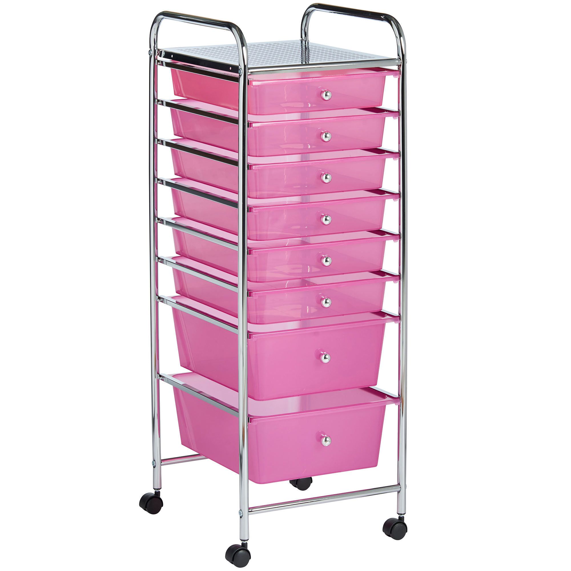 VonHaus 8 Drawer Rolling Trolley Storage Organizer  Wayfair