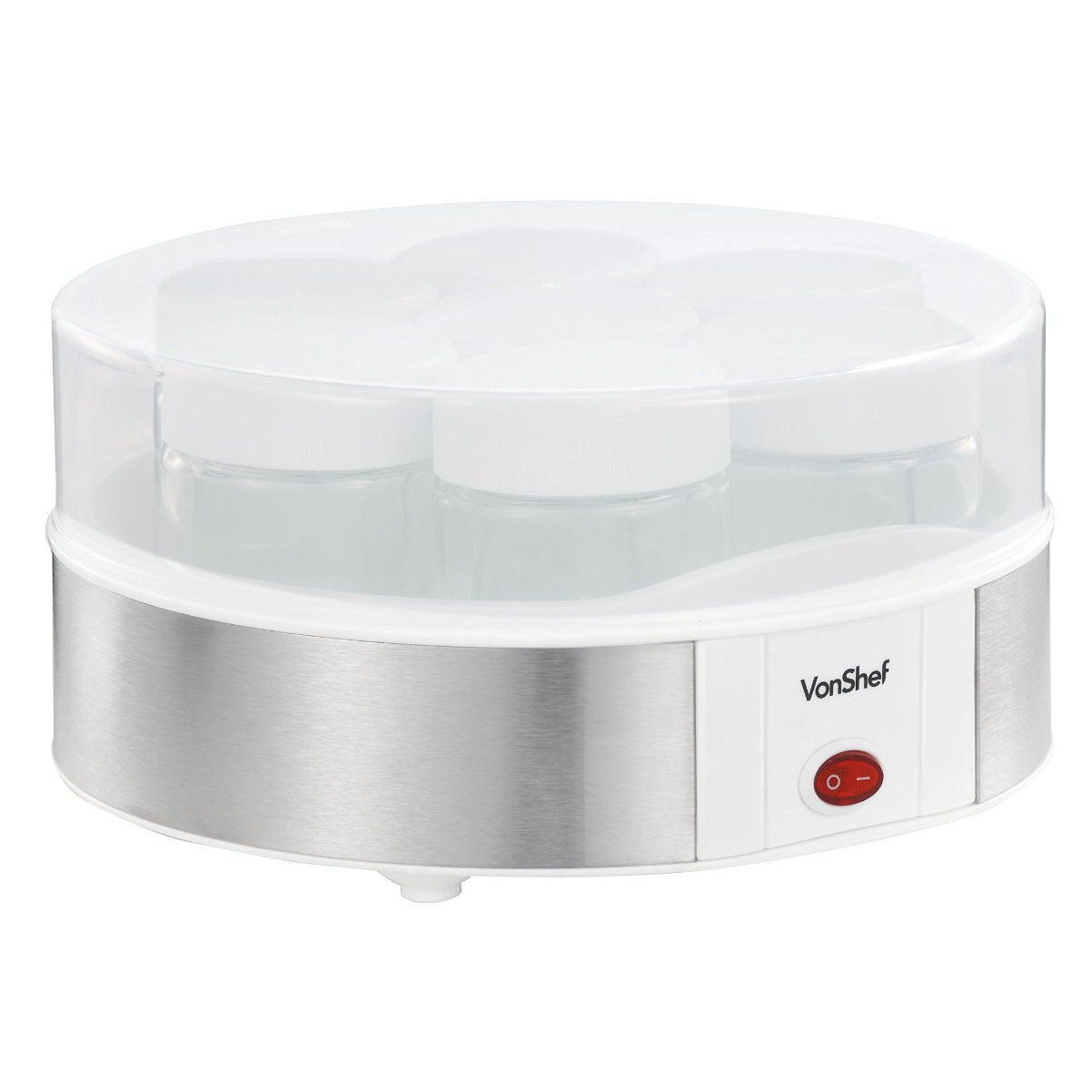 VonShef 1.53qt. Digital Yogurt Maker with 7 Jars & Reviews Wayfair