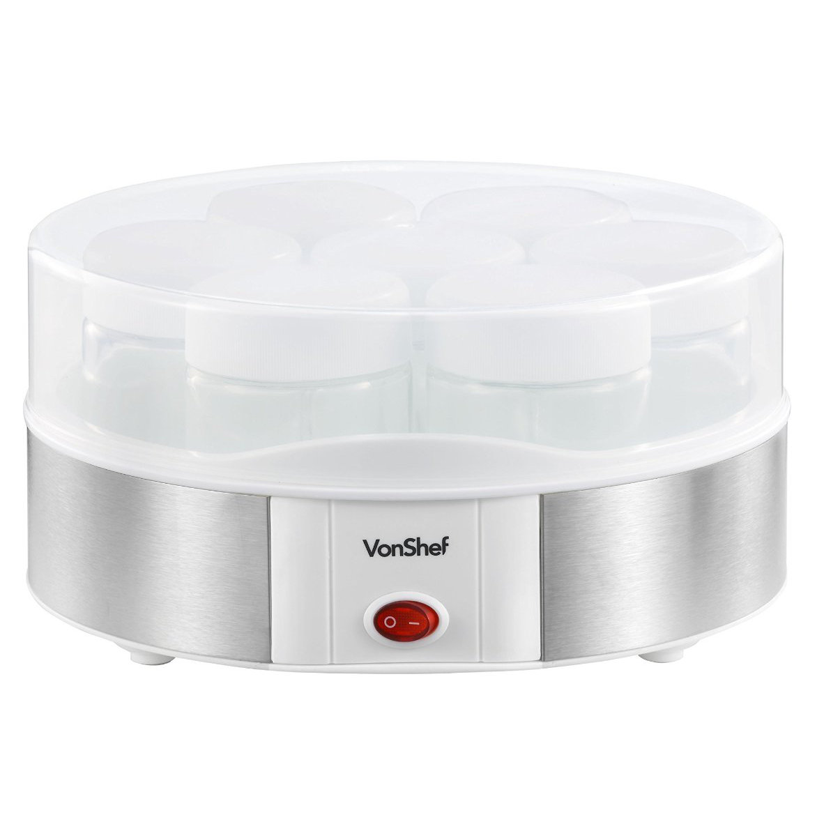 VonShef 1.53qt. Digital Yogurt Maker with 7 Jars & Reviews Wayfair