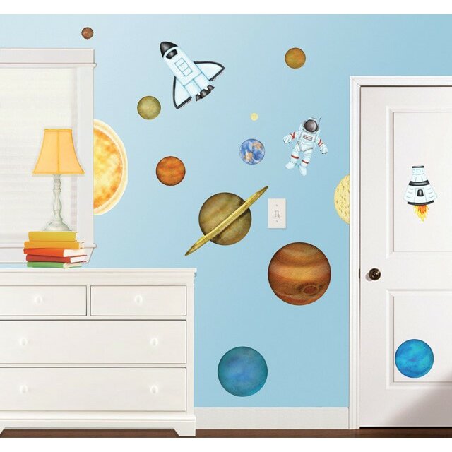 Borders Unlimited In Outer Space Super Jumbo Appliqué Wall 