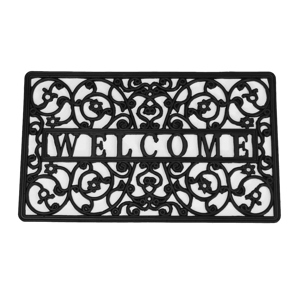 Envelor Home Royal Gate Wrought Iron Rubber Door Mat & Reviews Wayfair