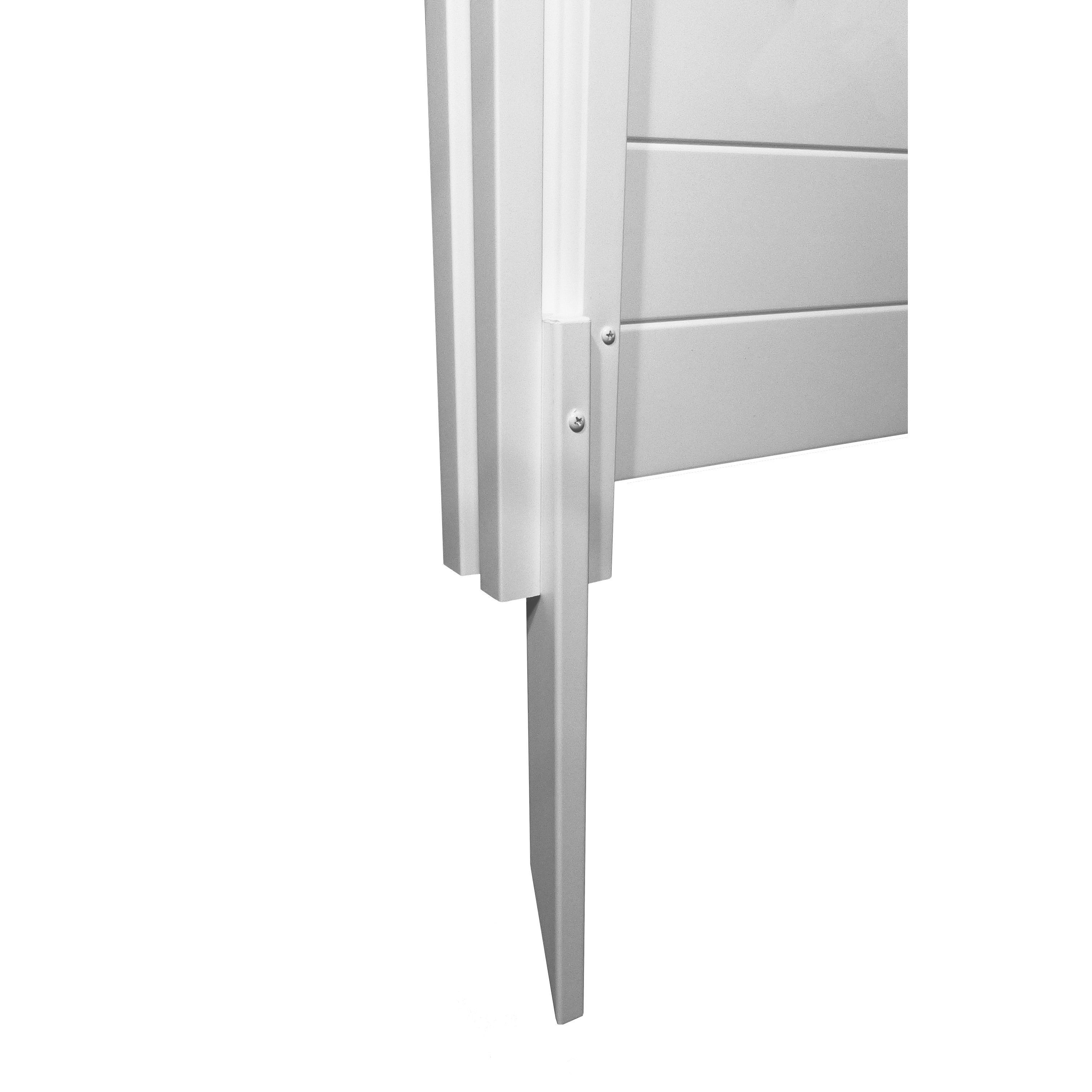 Zippity Outdoor Products Deluxe Premium No Dig Vinyl Privacy Screen