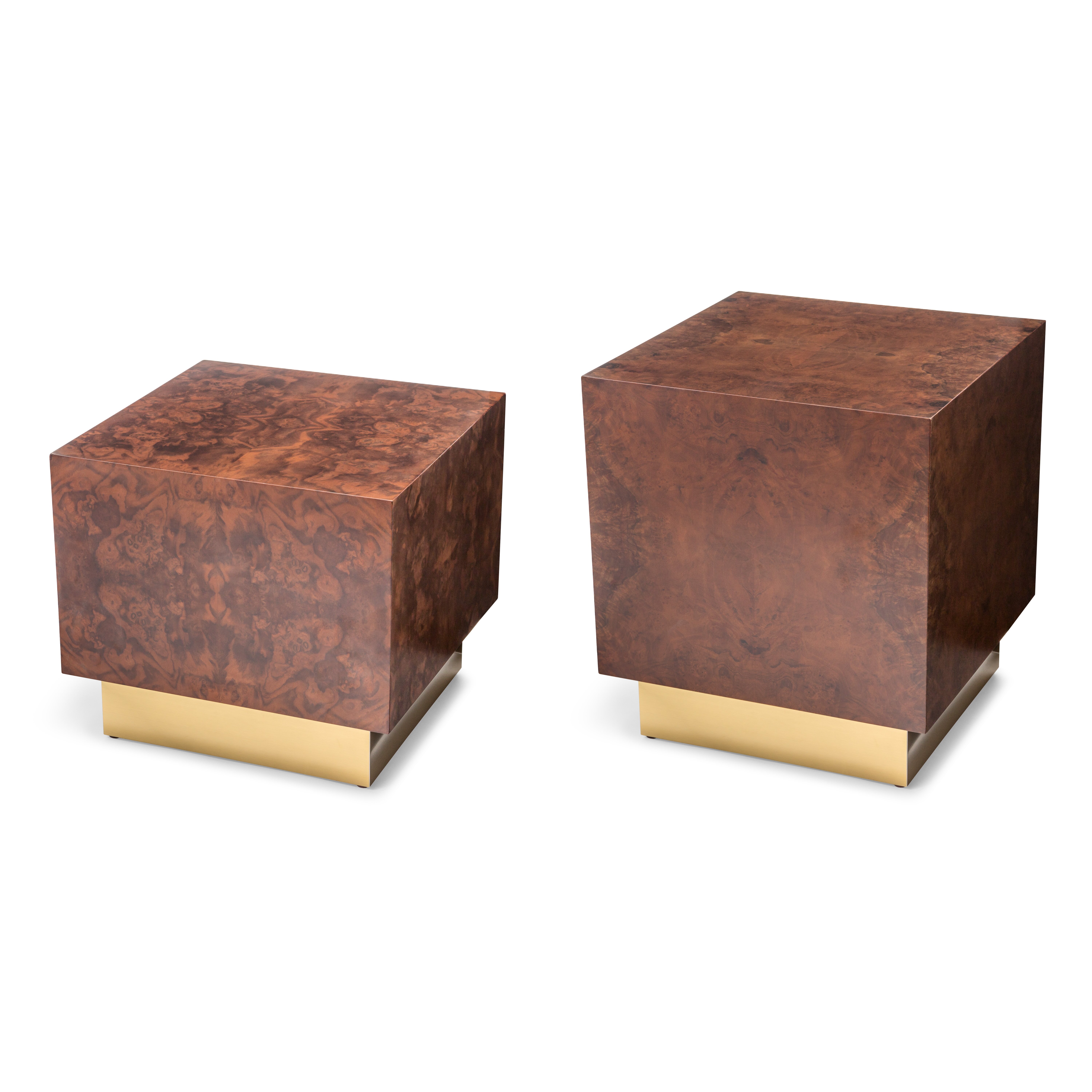 M3LD Milton Burl Small Cube End Table Wayfair