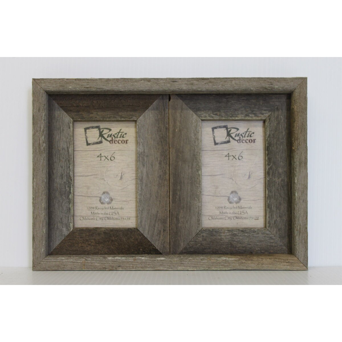 RusticDecor Barn Wood 2 Opening Picture Frame & Reviews ...