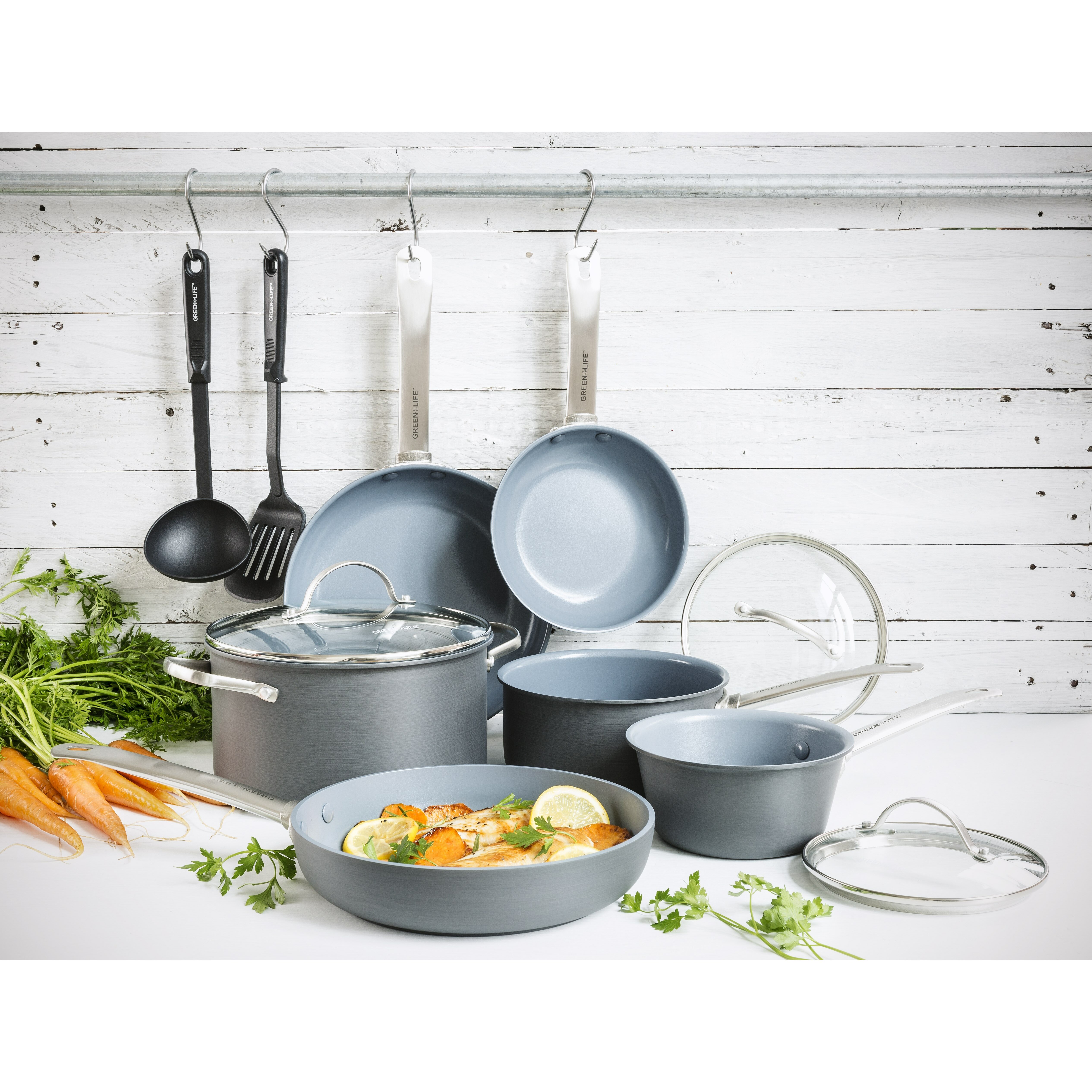 GreenLife Gourmet 12-Piece Non-Stick Cookware Set & Reviews  Wayfair