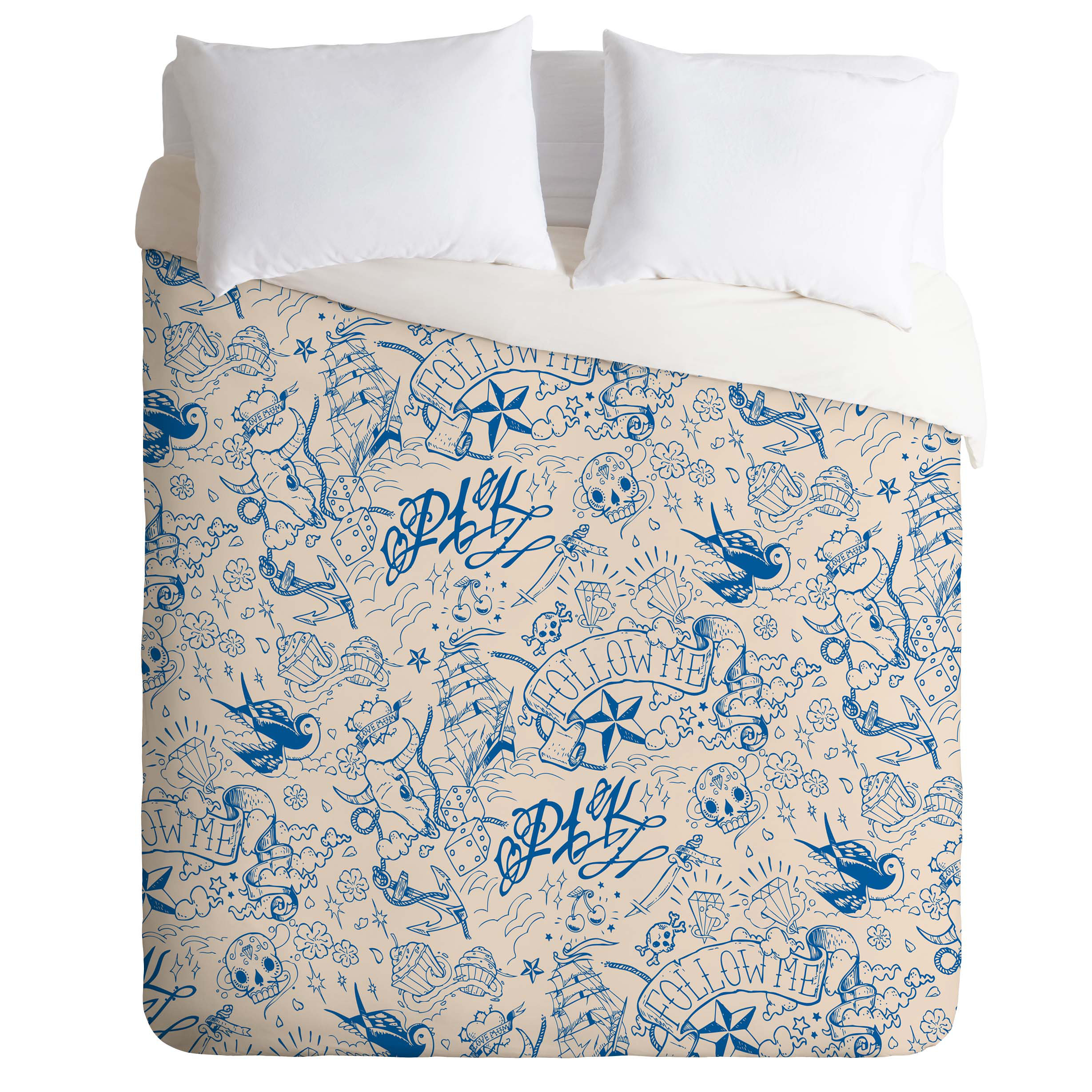 East Urban Home Geronimo Studio Tattoo 1 Duvet Cover Wayfair