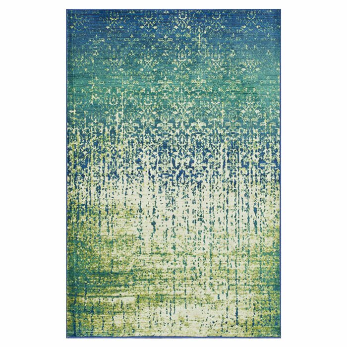 The Conestoga Trading Co. Regina Blue/Green Area Rug & Reviews | Wayfair