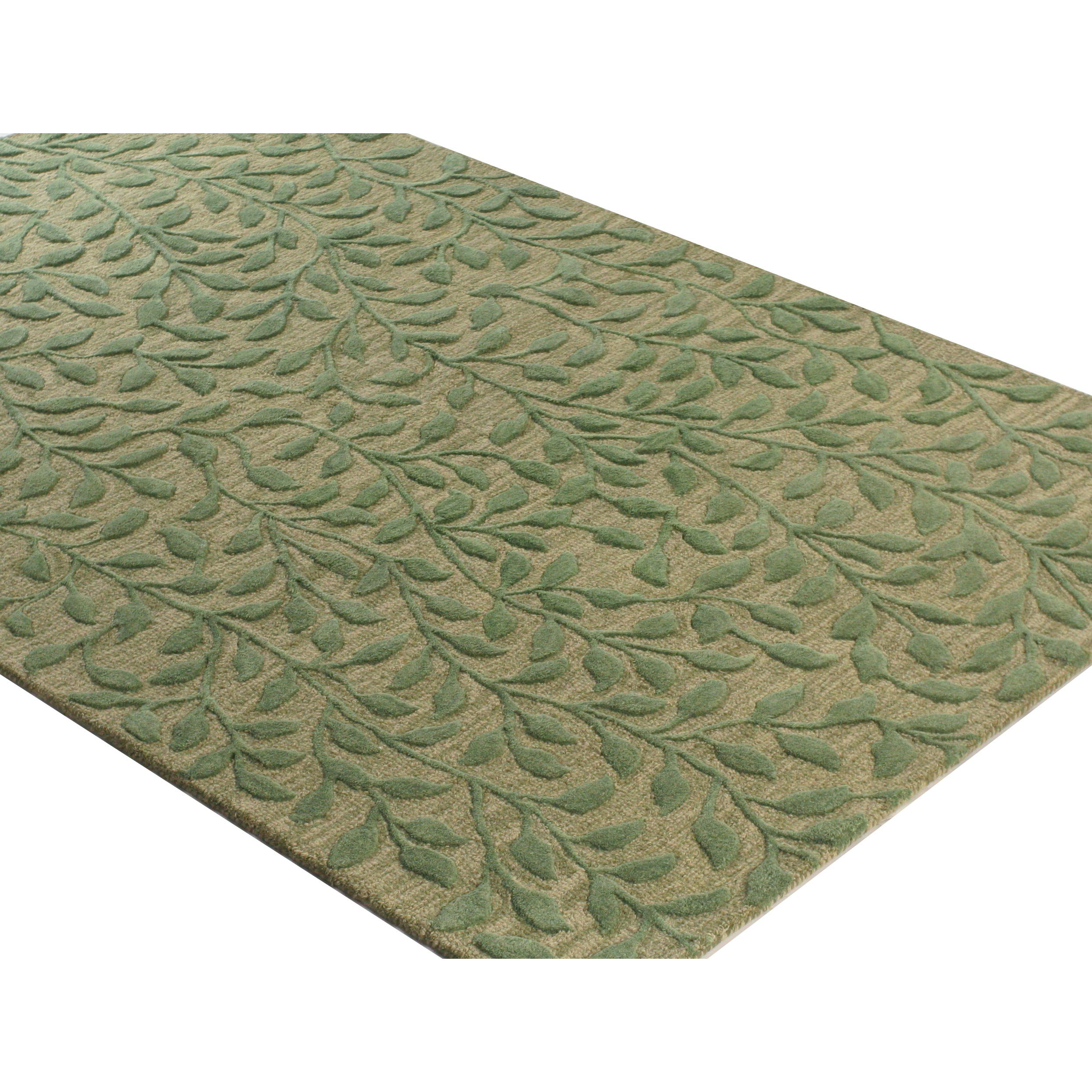 The Conestoga Trading Co. HandTufted Light Green Area Rug & Reviews Wayfair