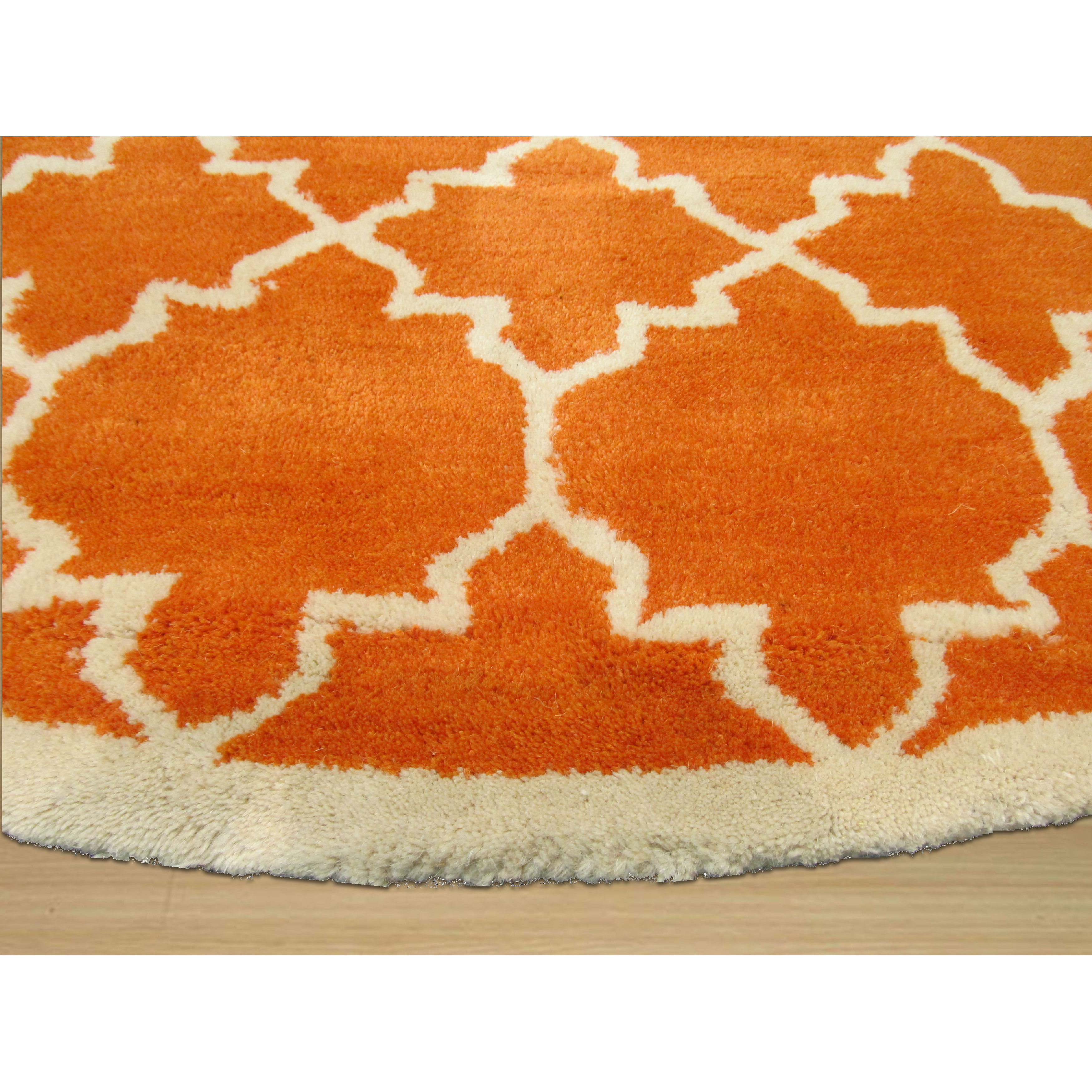 The Conestoga Trading Co. Hand Tufted Orange Area Rug & Reviews Wayfair