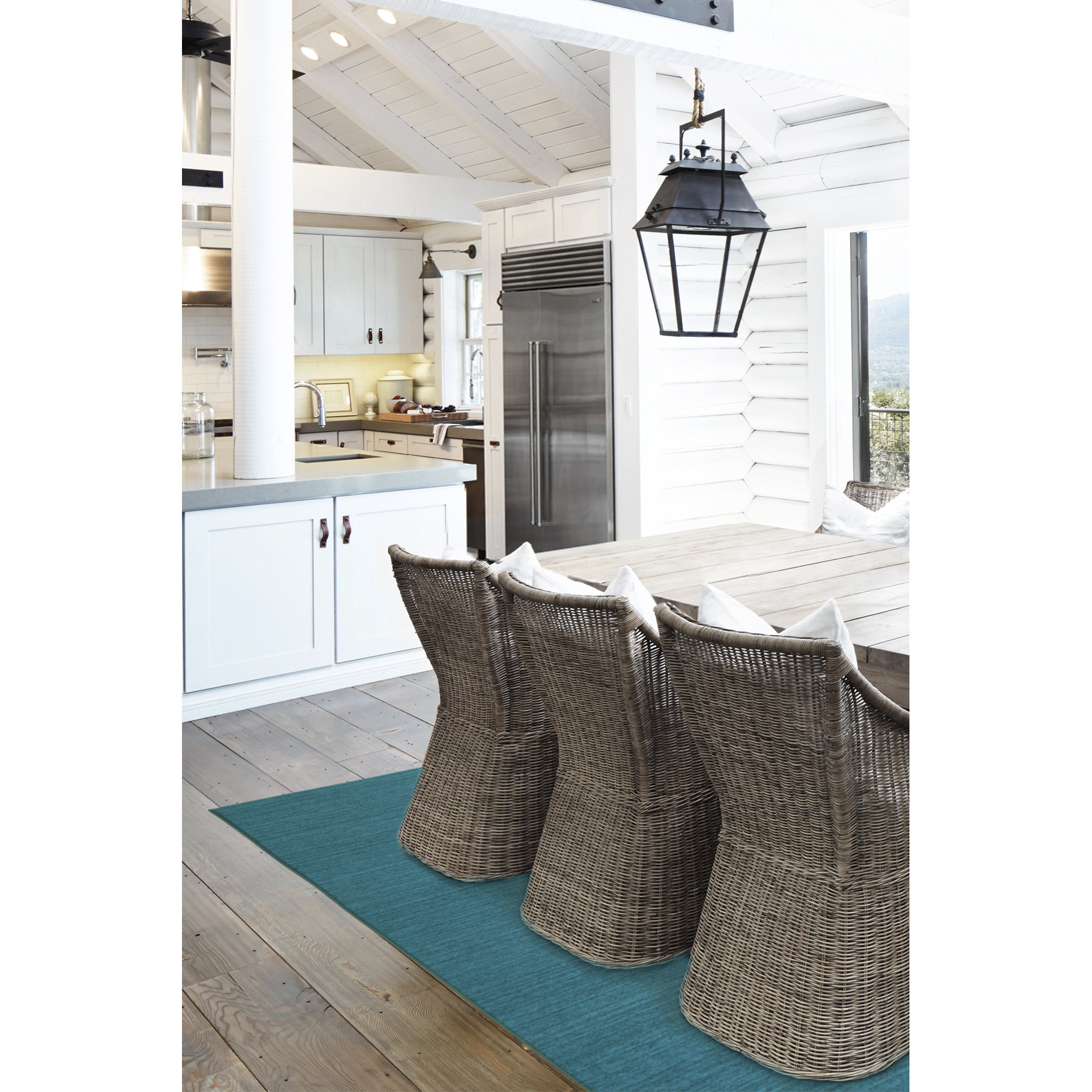 Ruggable Aqua Blue Indoor/Outdoor Area Rug & Reviews Wayfair