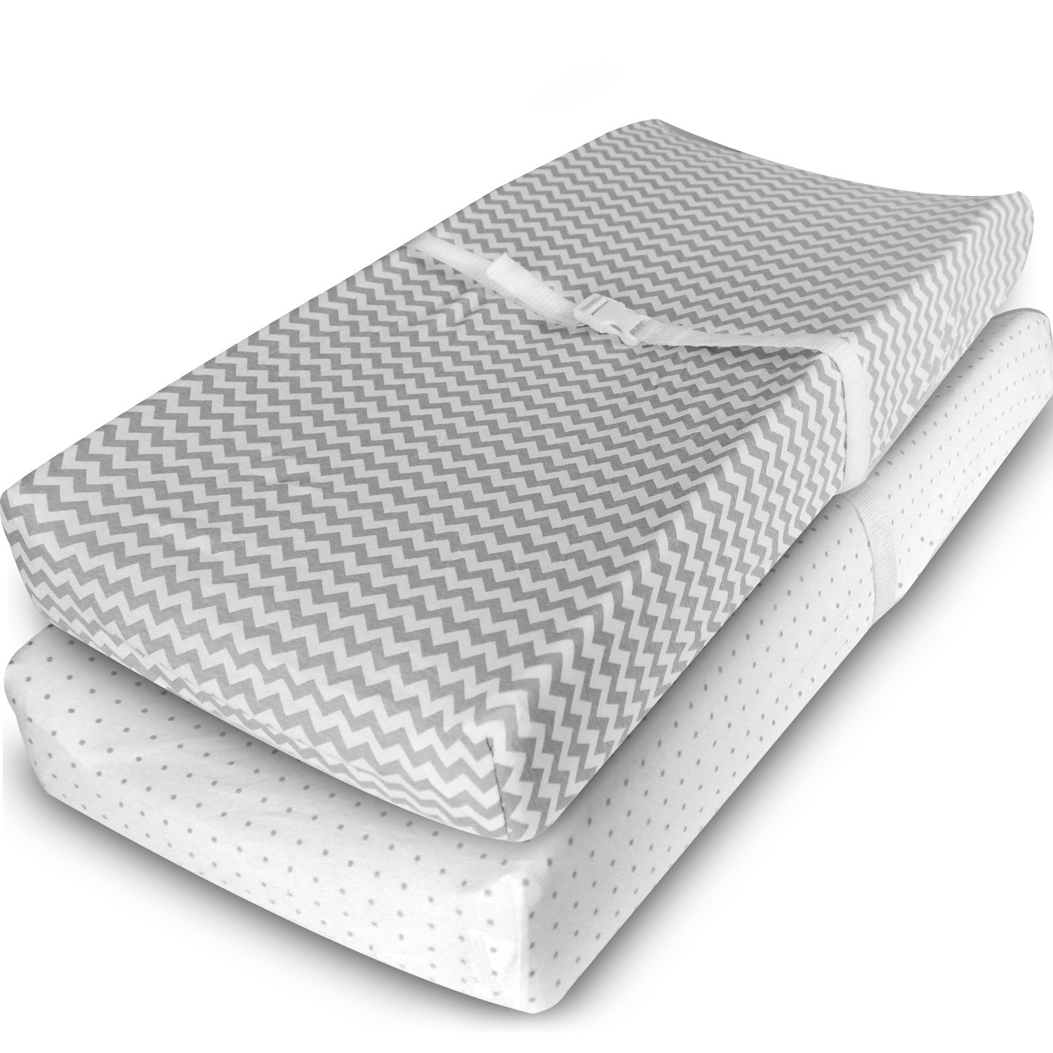 Ziggy Baby Jersey Knit Cotton Changing Pad Cover (Set of 2) & Reviews