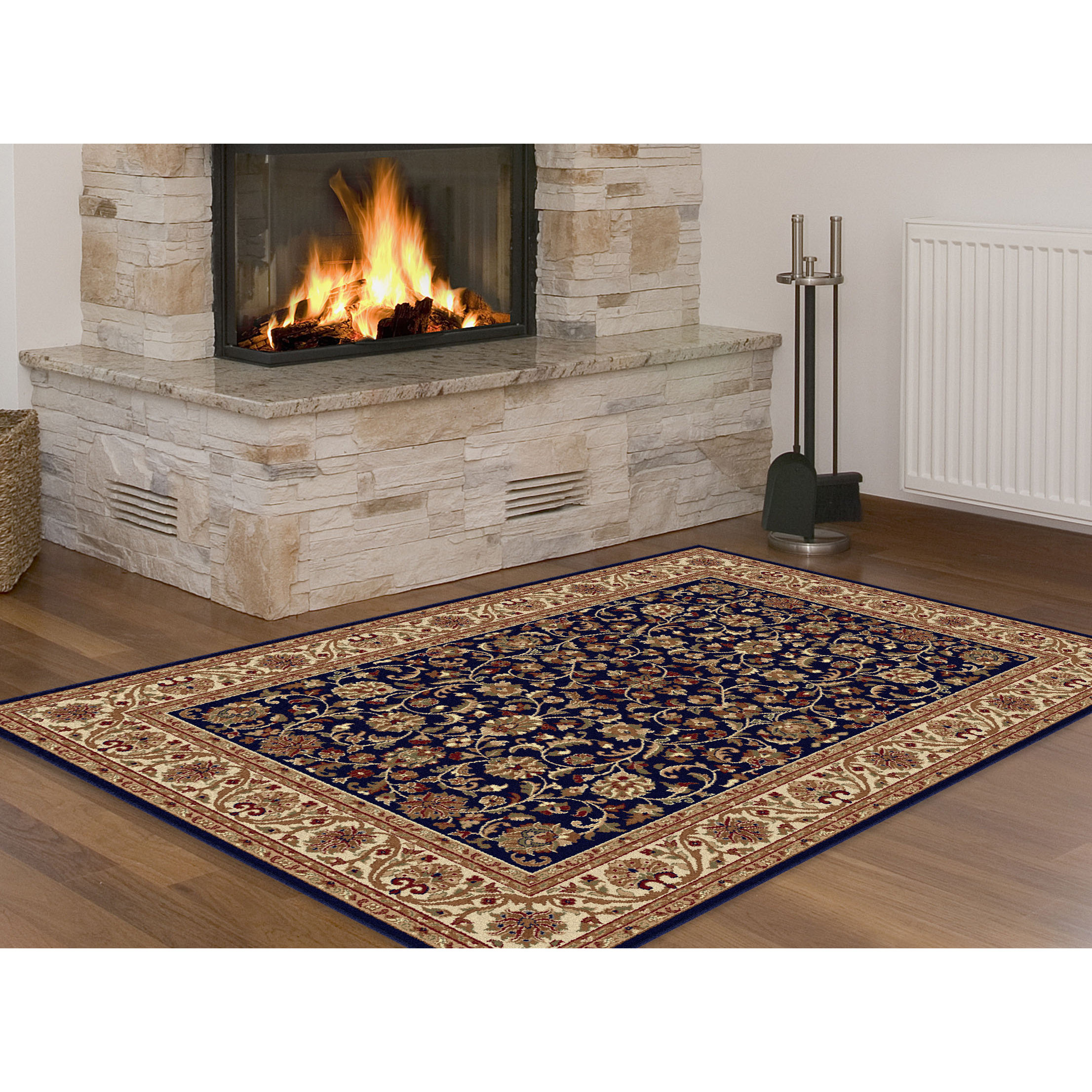 Threadbind Richmond Navy/Blue Area Rug & Reviews Wayfair