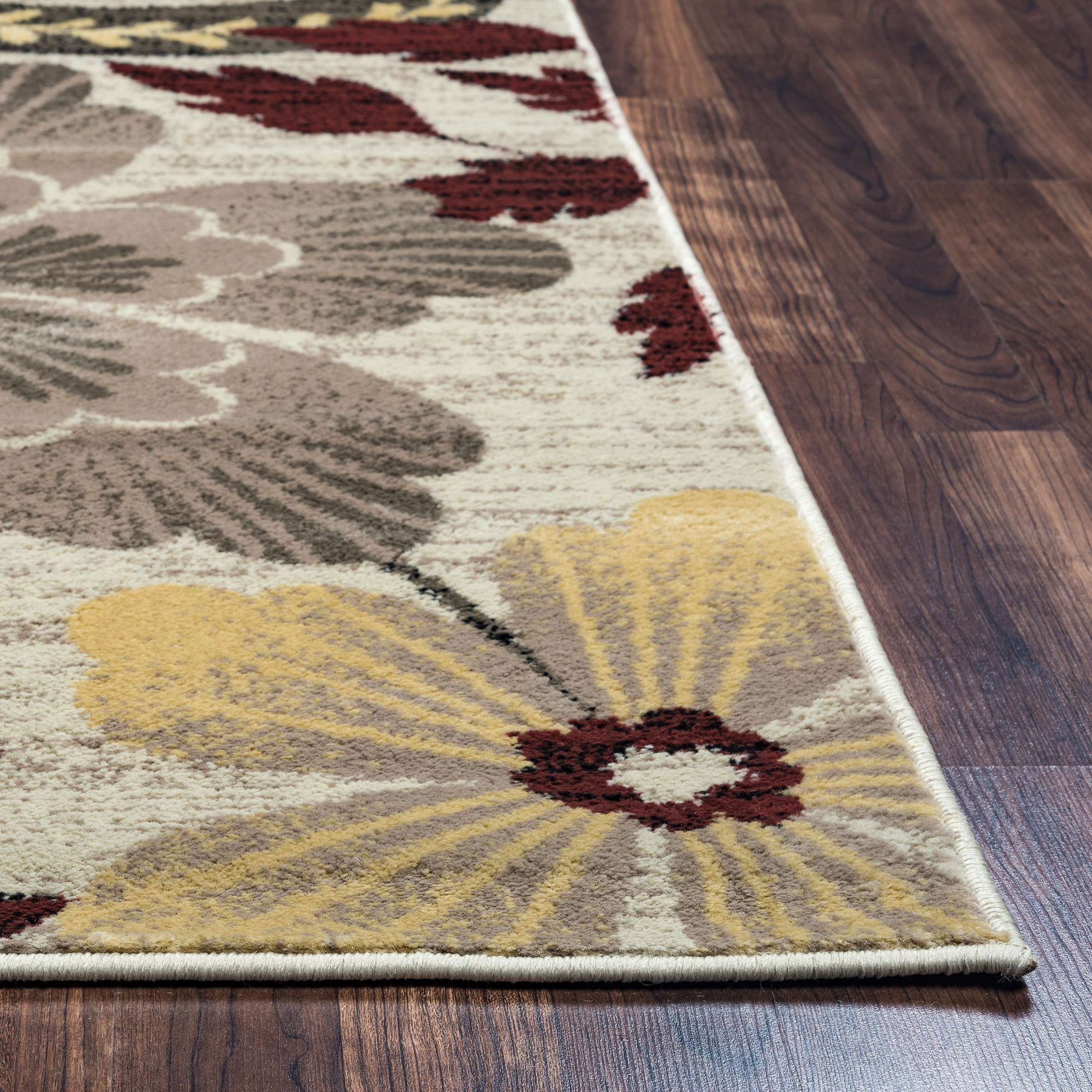 Threadbind Culver Ivory Floral Area Rug & Reviews Wayfair