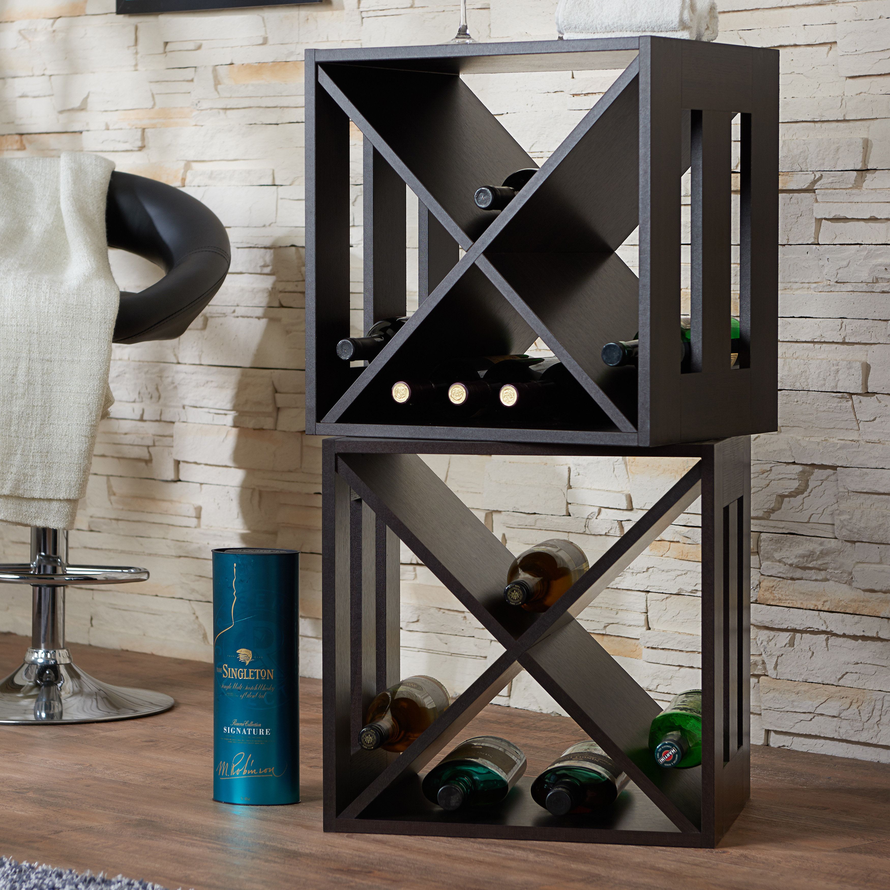 Latitude Run Ardoch 16 Bottle Tabletop Wine Rack Wayfair