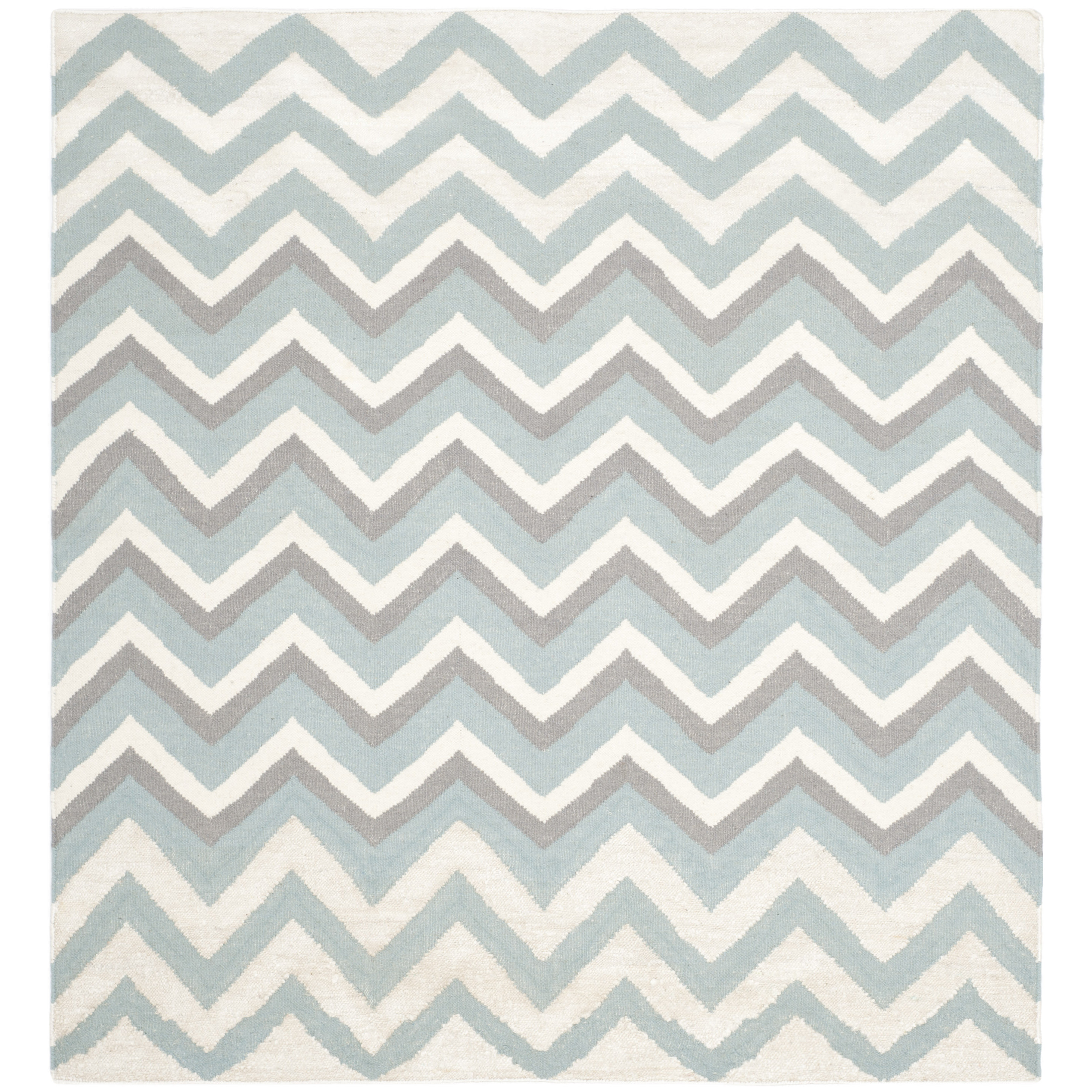 Latitude Run Blue/White Hand Woven Area Rug Wayfair