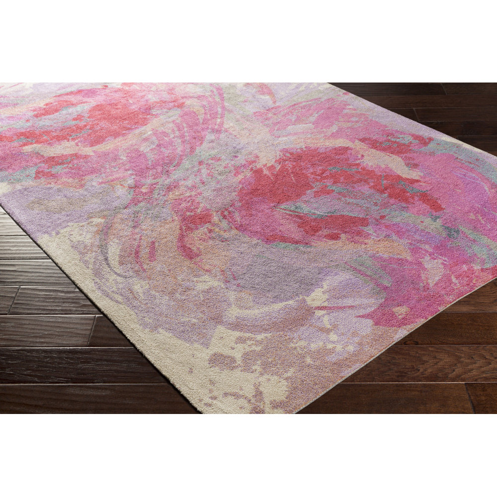Latitude Run Donie Hot Pink Area Rug & Reviews Wayfair