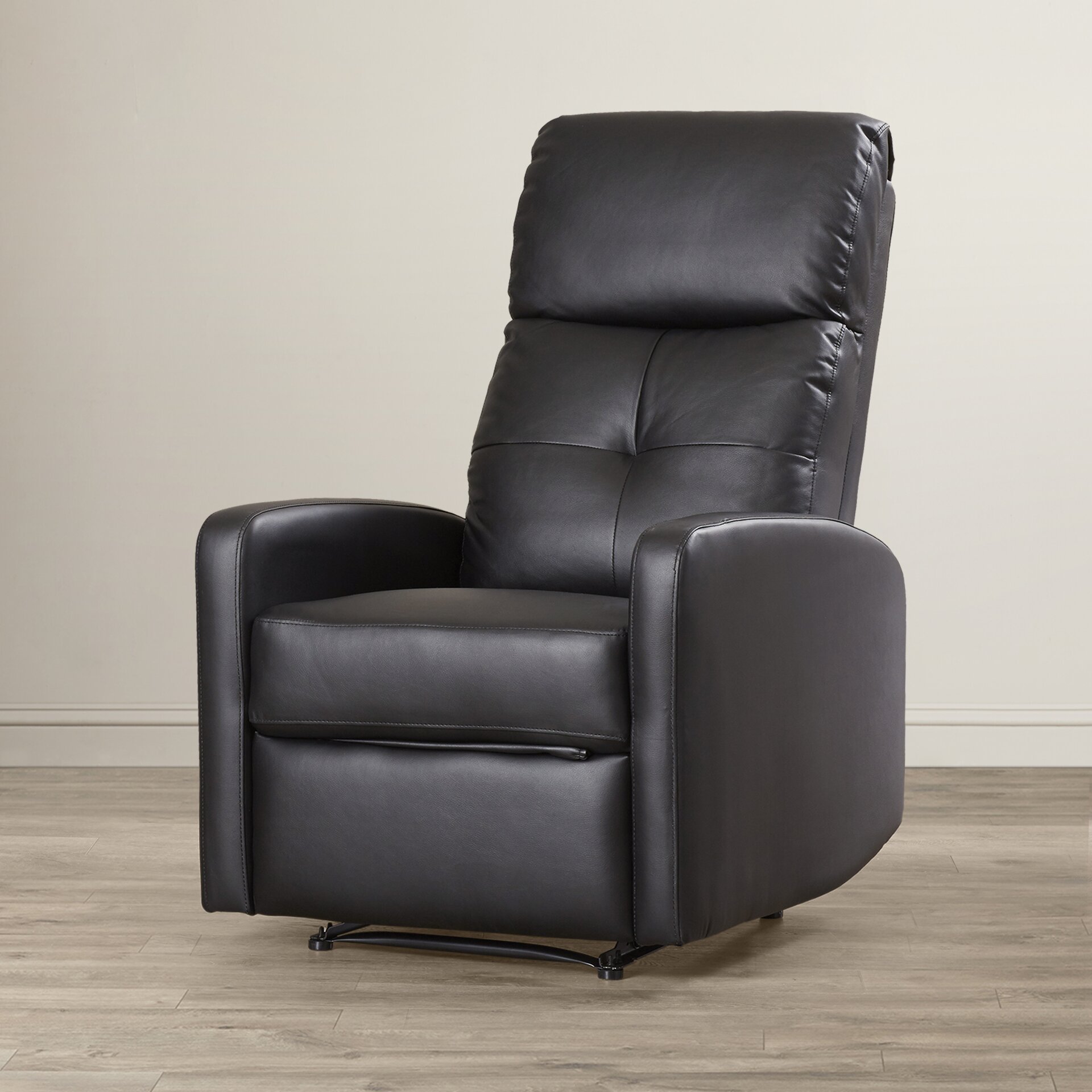 Latitude Run Julia Pu Leather Recliner And Reviews Wayfair 3212