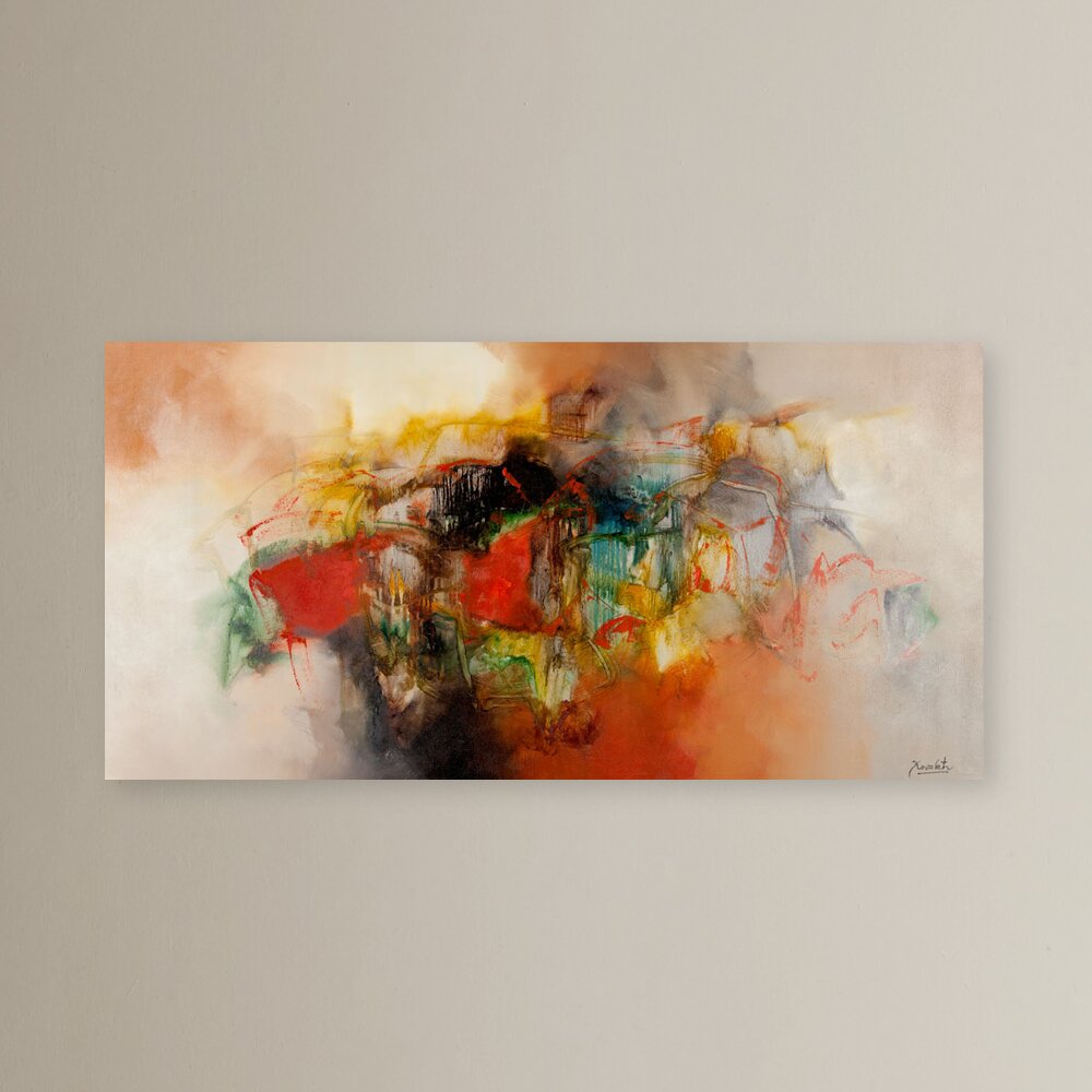 Latitude Run 'Abstract' by Zavaleta Graphic Art on Canvas & Reviews ...