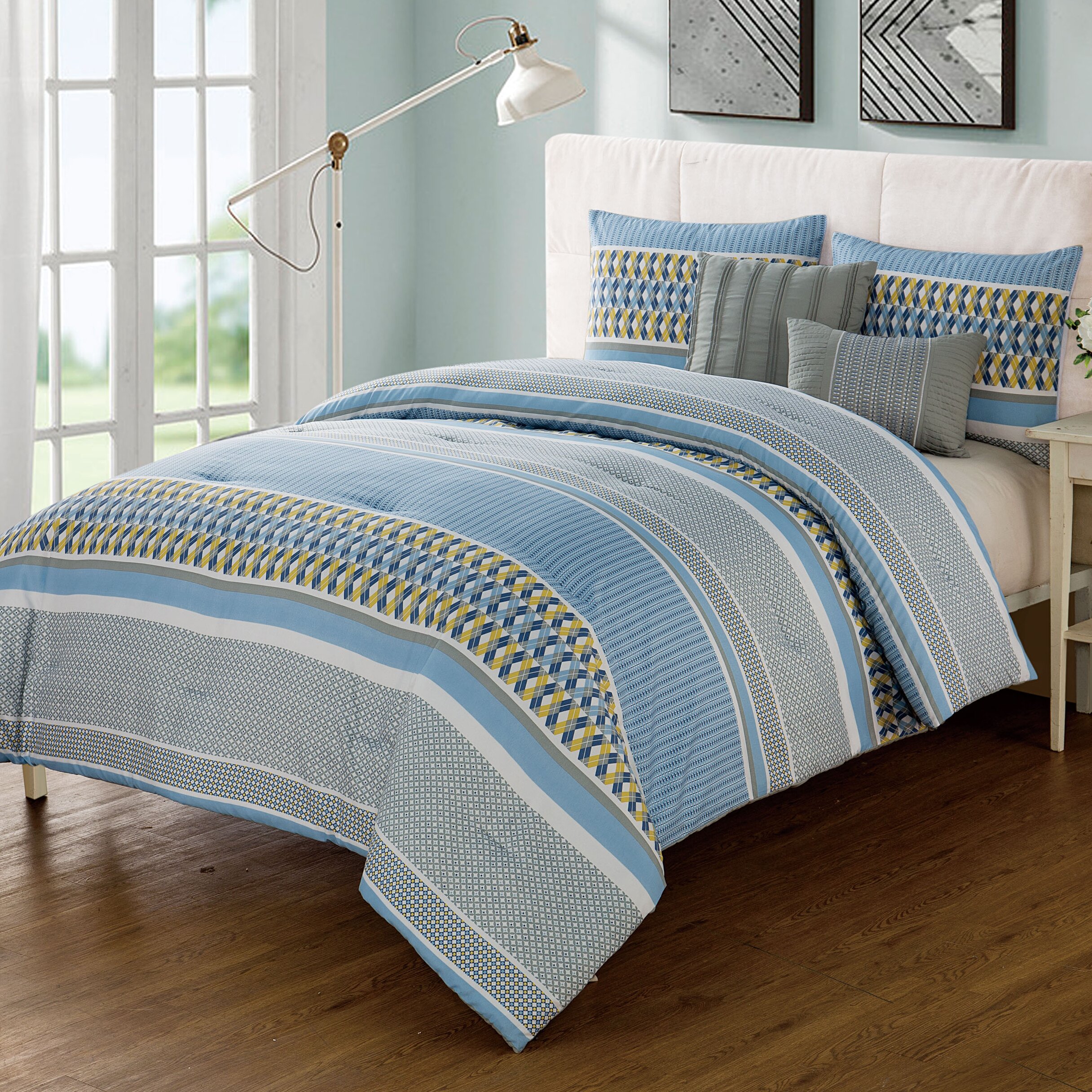 Latitude Run Luke 5 Piece Comforter Set & Reviews | Wayfair