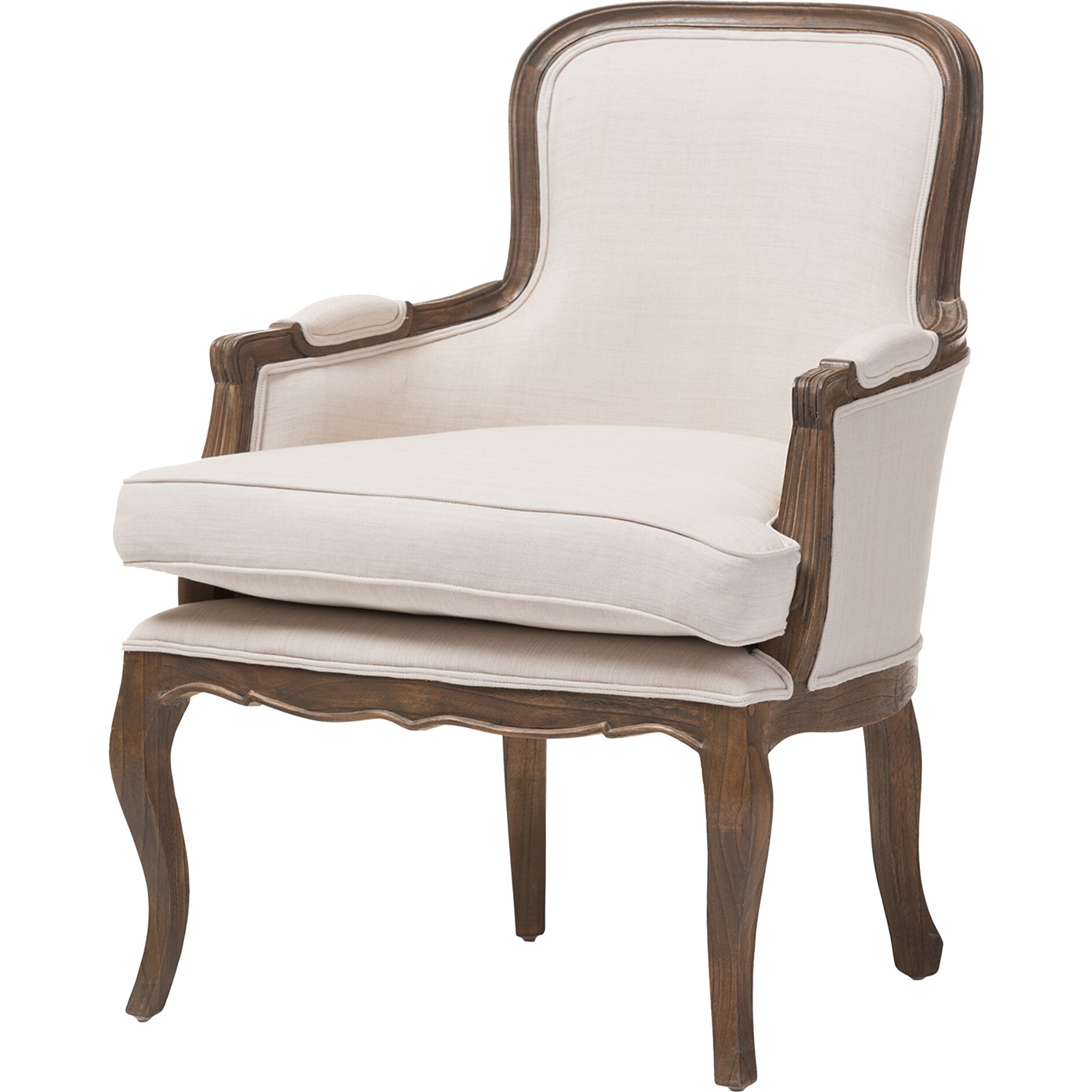 Latitude Run Calla Traditional French Arm Chair & Reviews | Wayfair