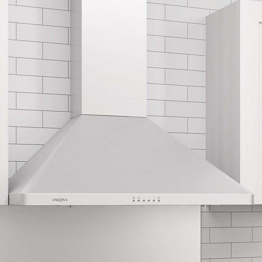 Ancona Rapido Chef 35.25" 900 CFM Ducted Wall Mounted Range Hood Wayfair