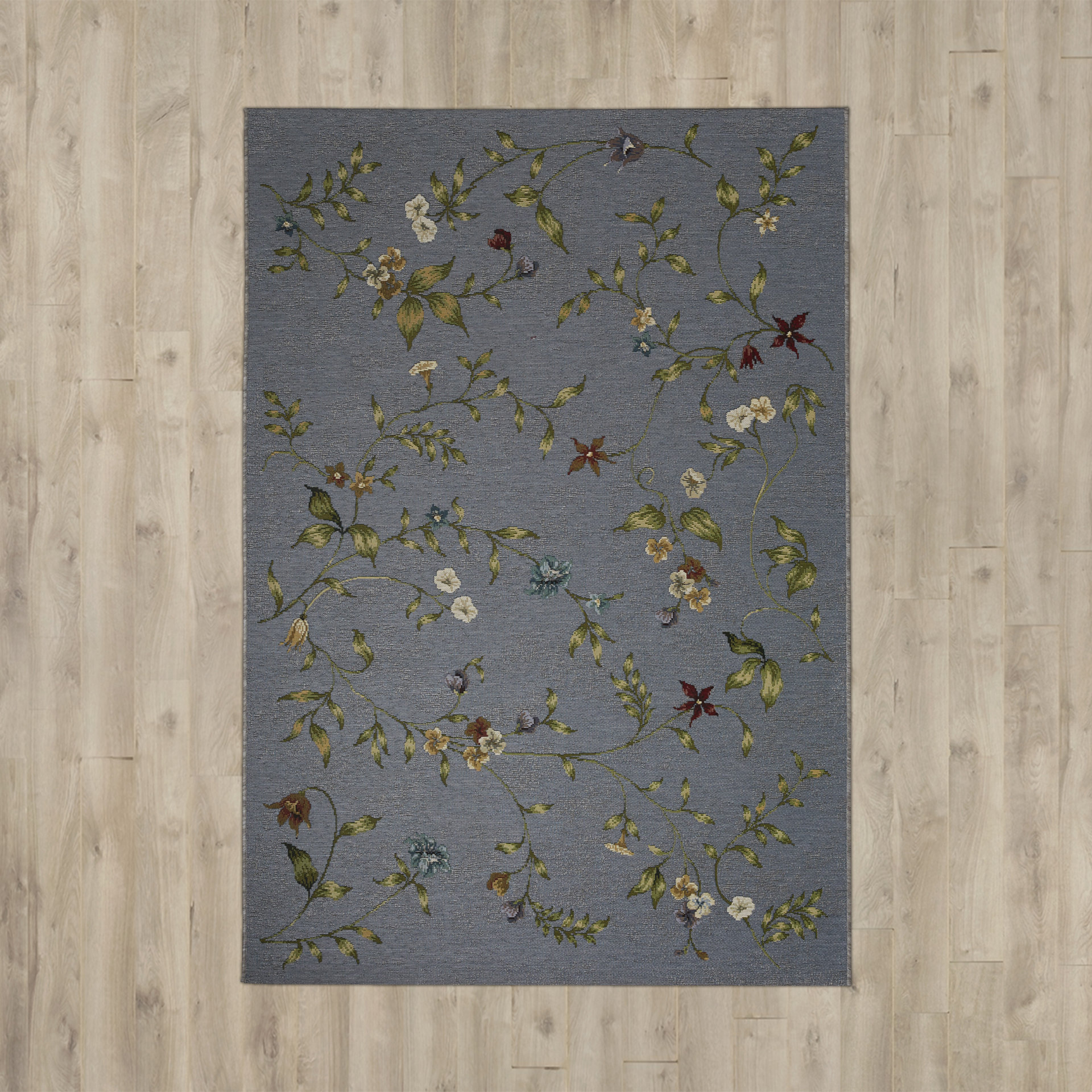 Lily Manor Malo Blue Area Rug & Reviews Wayfair UK