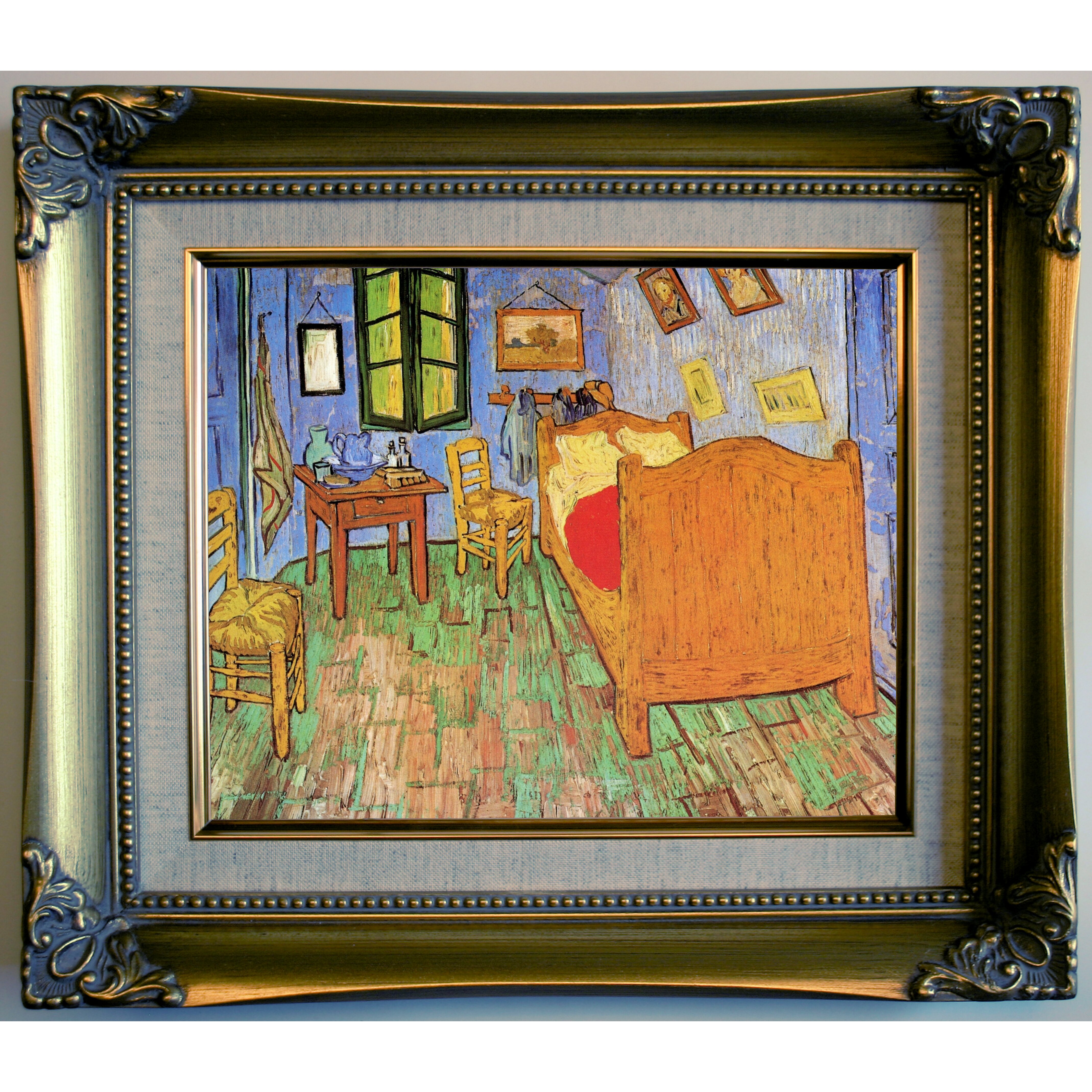 Historic Art Gallery The Bedroom By Vincent Van Gogh Framed Painting   Historic Art Gallery The Bedroom By Vincent Van Gogh Framed Painting Print 